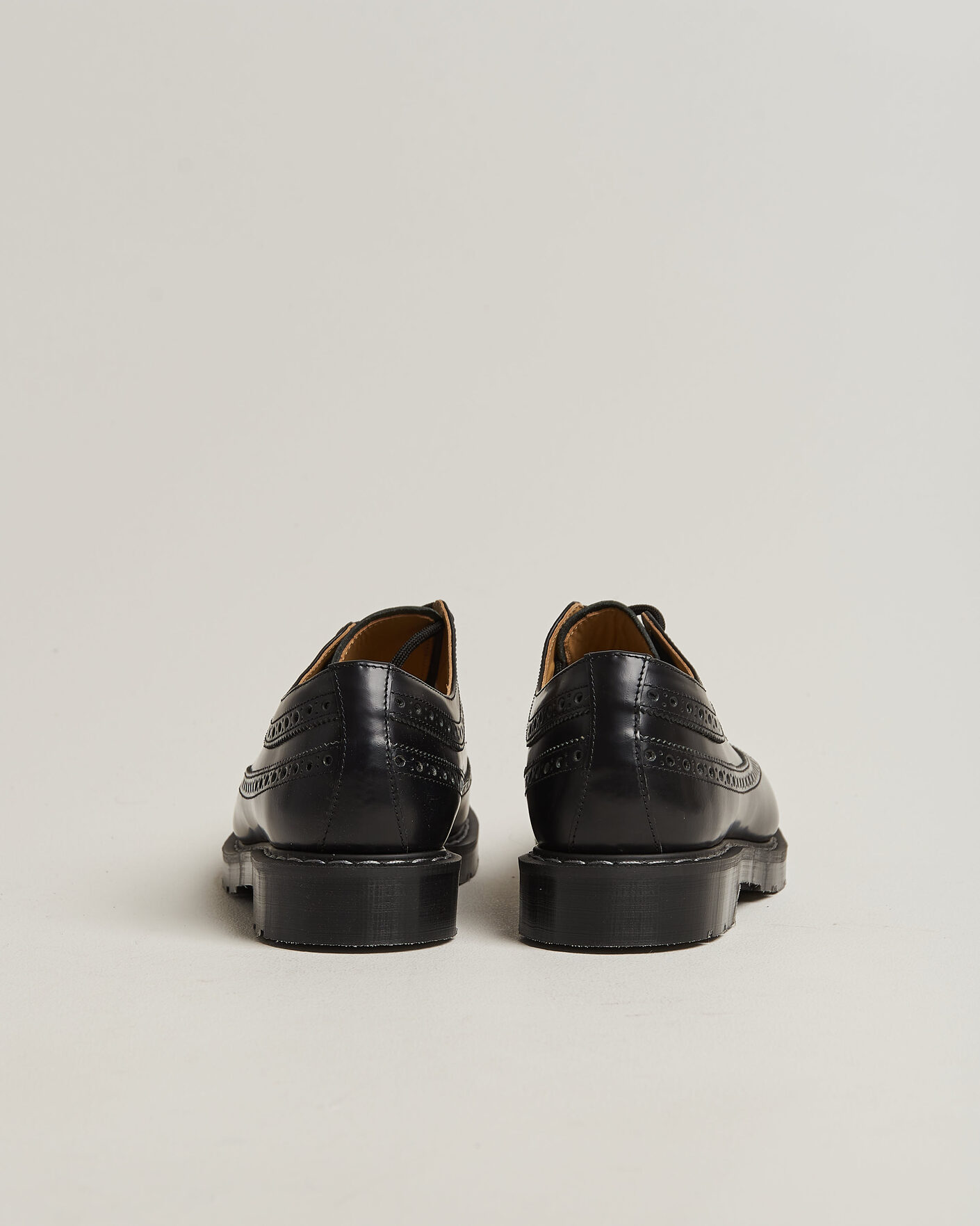 Homme | Richelieus | Solovair | American Brogue Shoe Black Shine