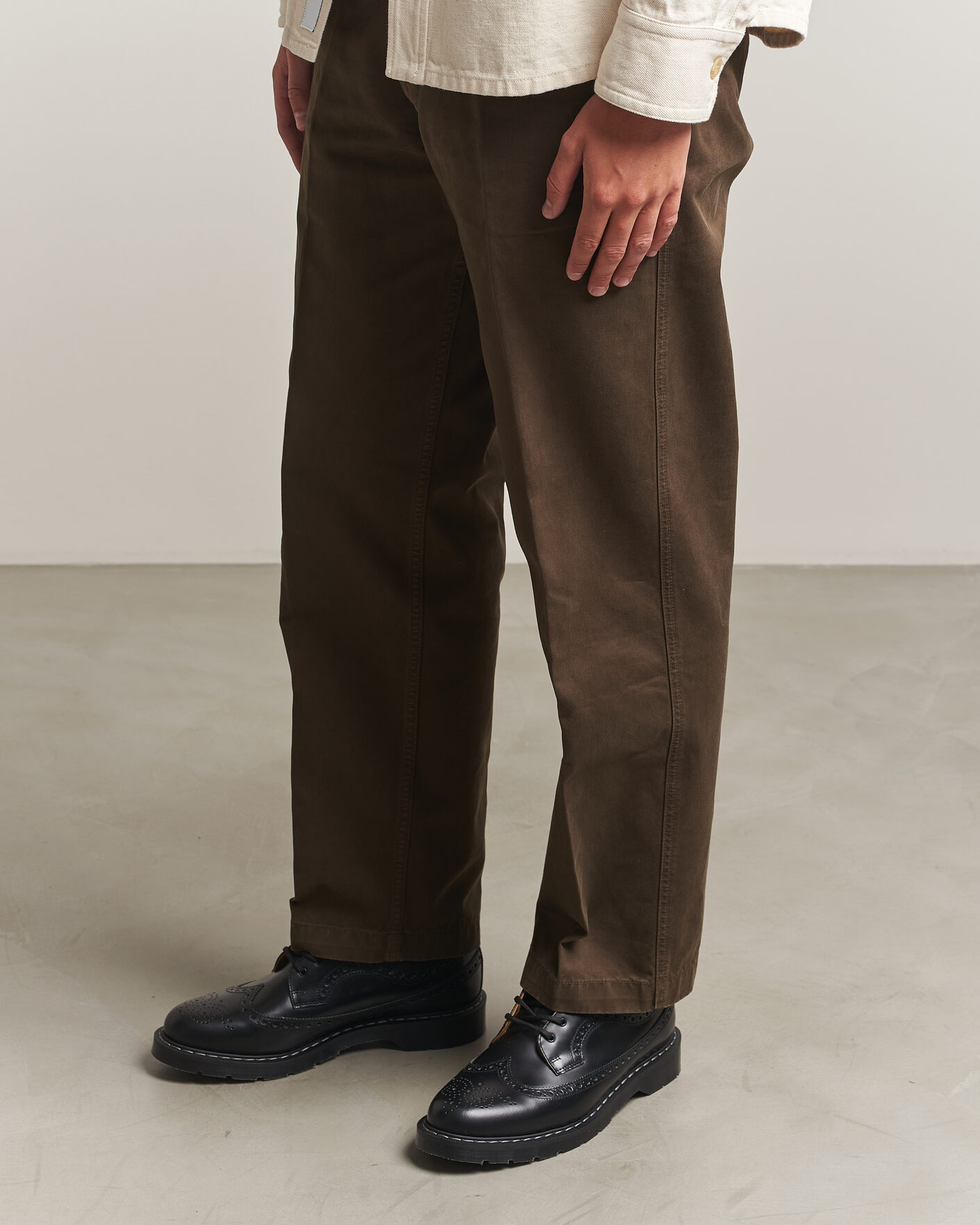 Homme | Richelieus | Solovair | American Brogue Shoe Black Shine
