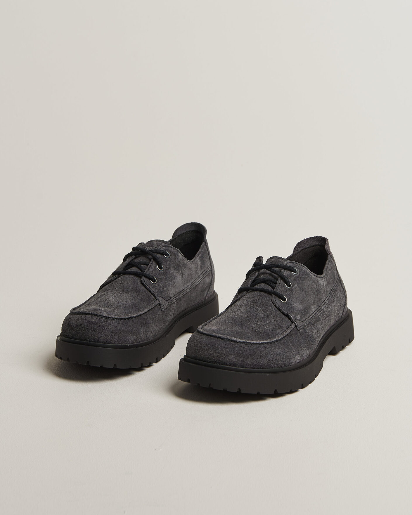 Heren | Derby schoenen | BIRKENSTOCK | Highwood Moc Lace Charcoal Suede