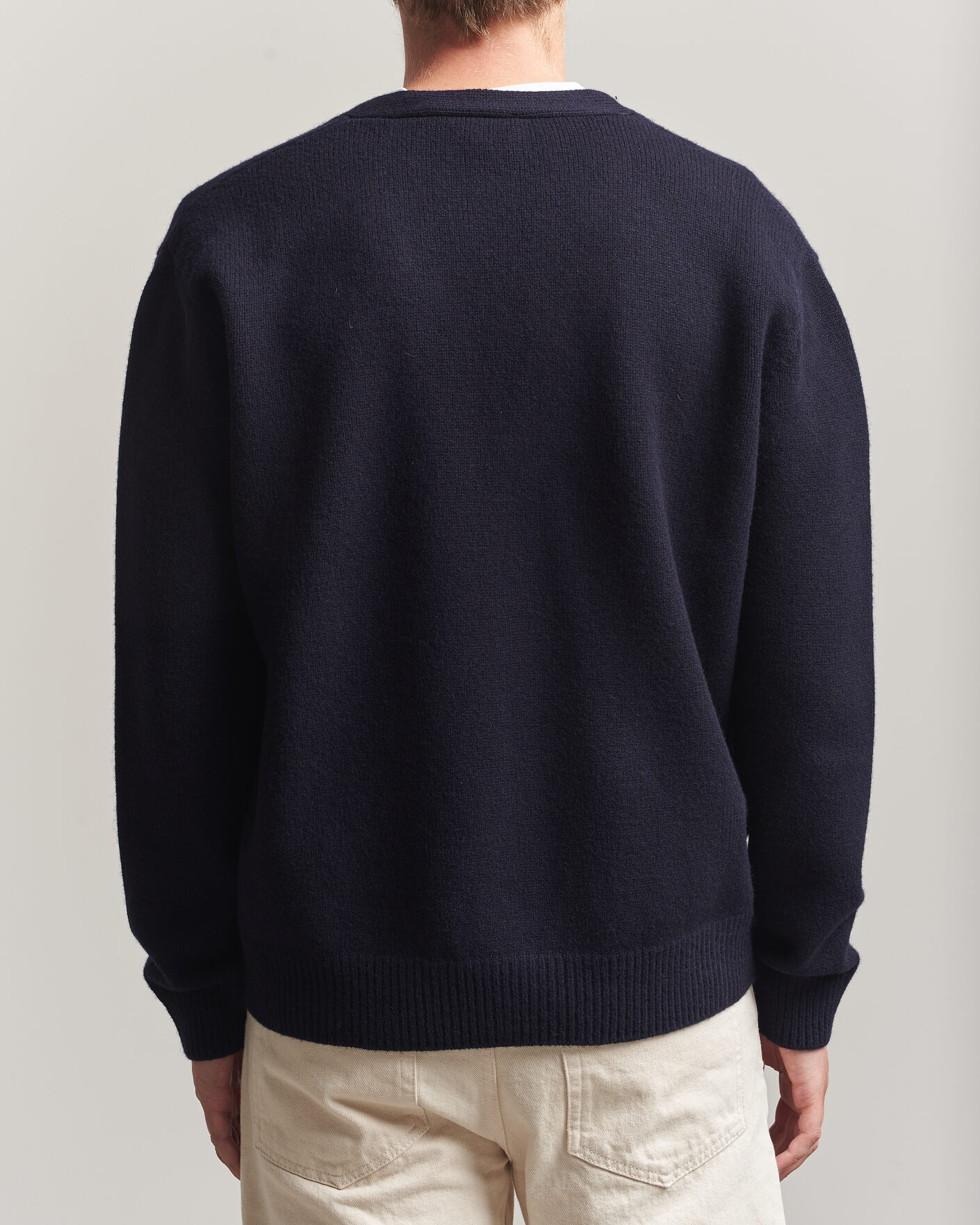 Homme | Pulls Et Tricots | A.P.C. | Kevin Wool Knitted Cardigan Dark Navy