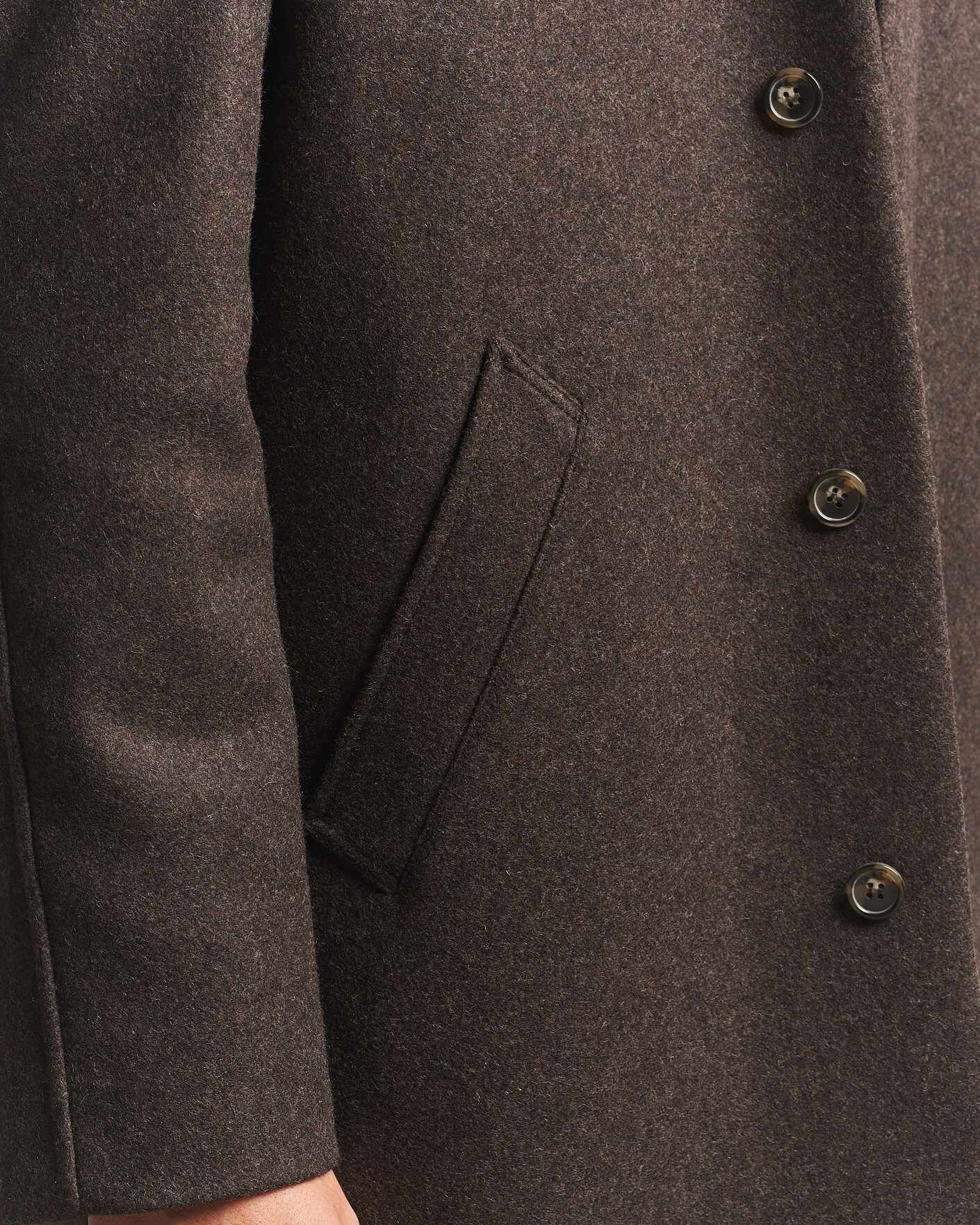 Homme | Manteaux Et Vestes | A.P.C. | Auster Wool Coat Maroon Melange