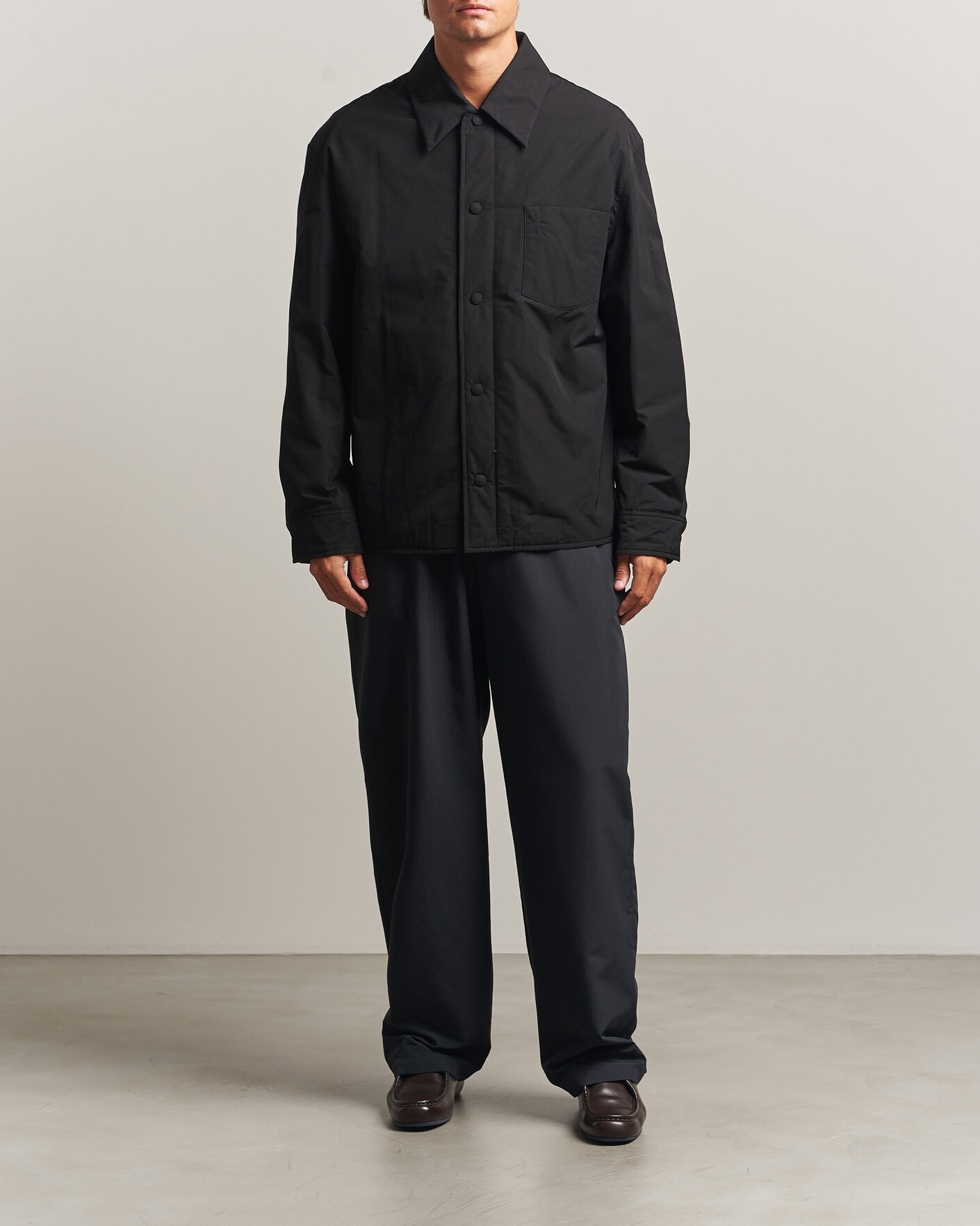 Homme | Manteaux Et Vestes | AMI | Padded Shirt Jacket Black