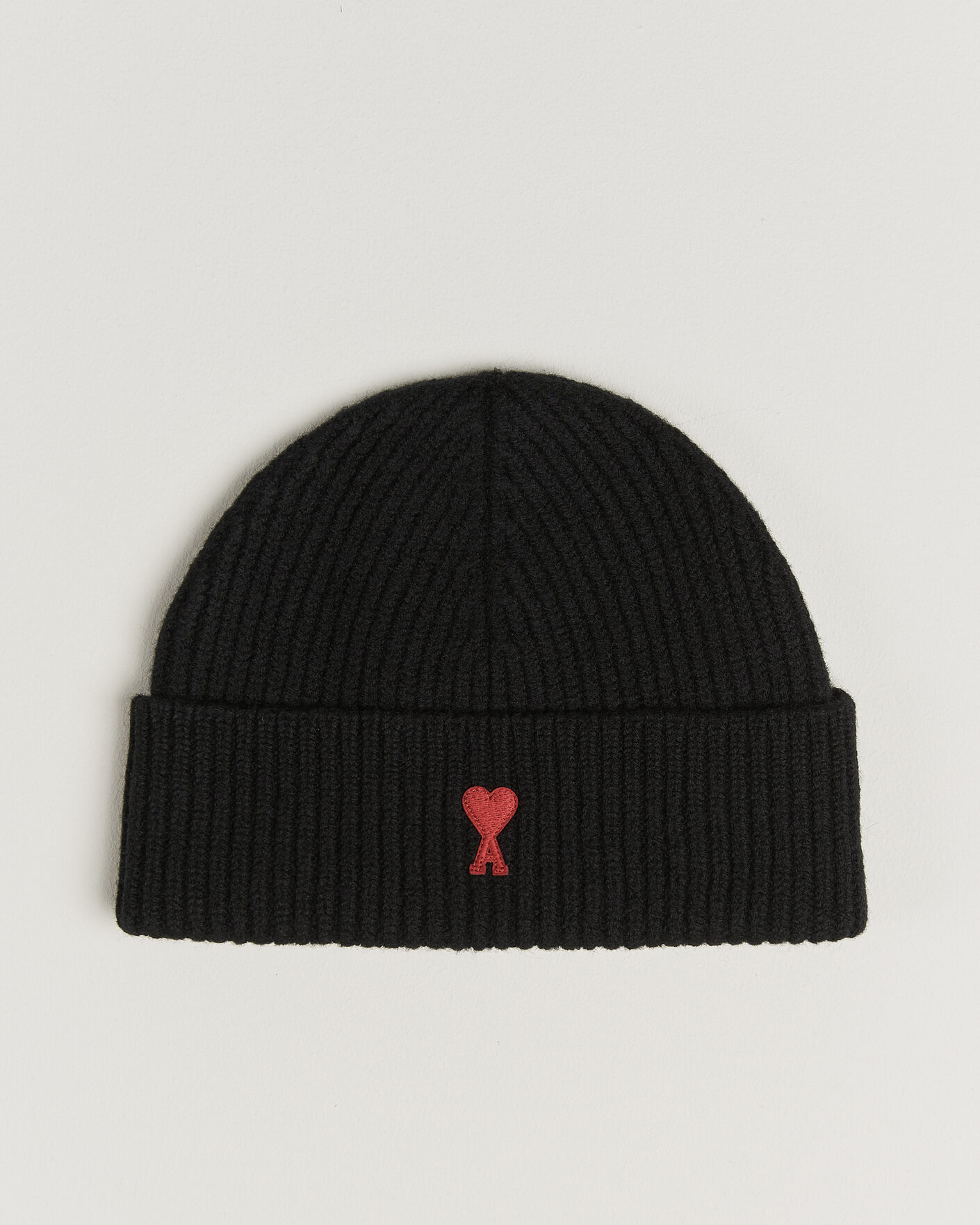 Homme | Bonnets | AMI | Heart Logo Beanie Black