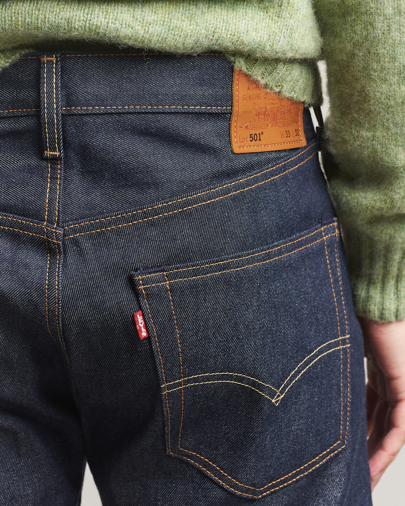 Heren | Jeans | Levi's | 501 Original Jeans Hudson Selvedge Rigid