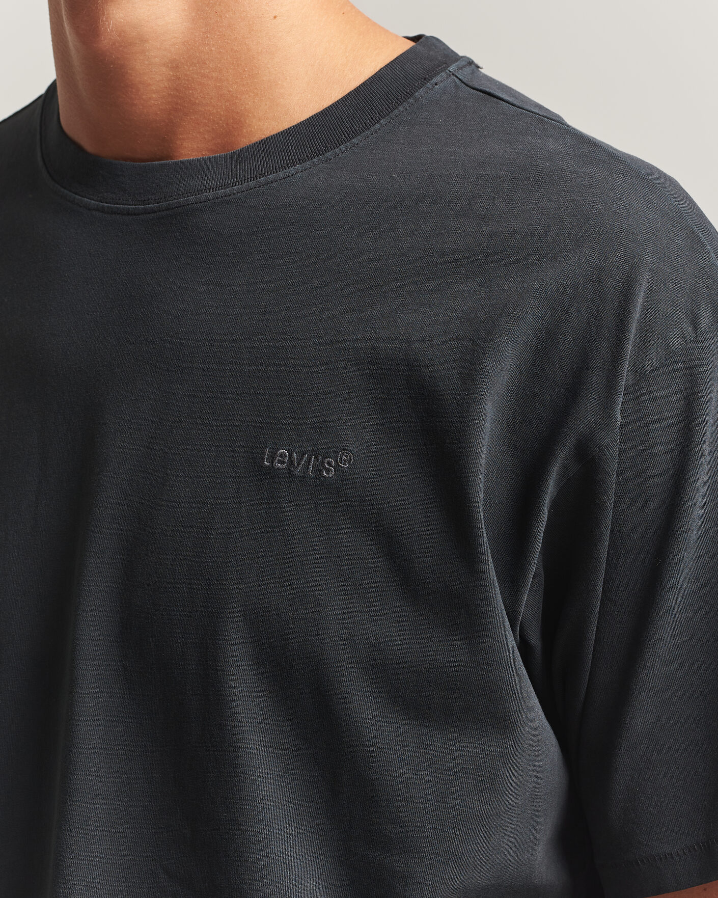 Homme | T-shirts | Levi's | Red Tab Vintage T-Shirt Weathered Finish Jet Black