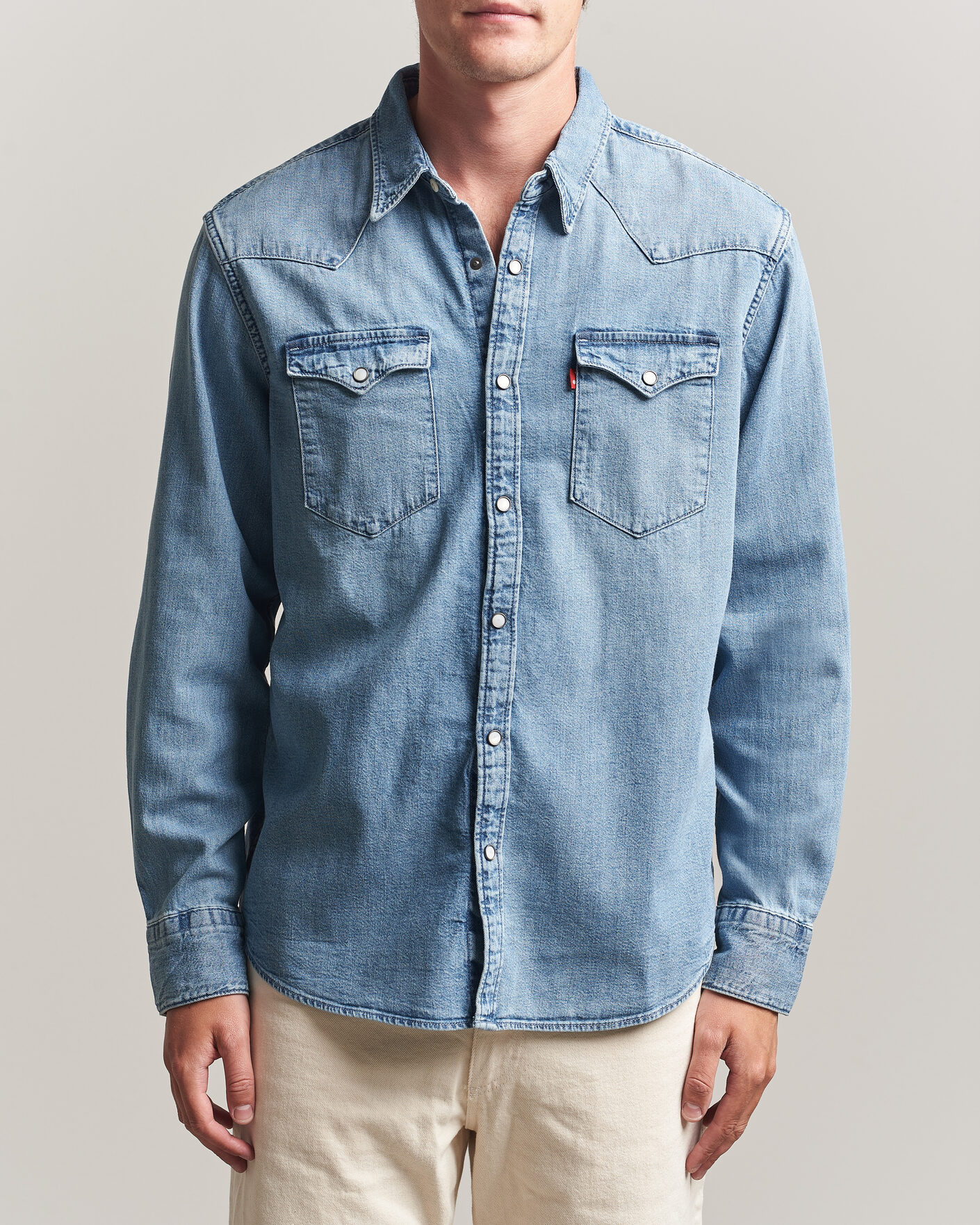 Homme | Chemises | Levi's | Barstow Western Standard Shirt Blue Sky Mountain Light