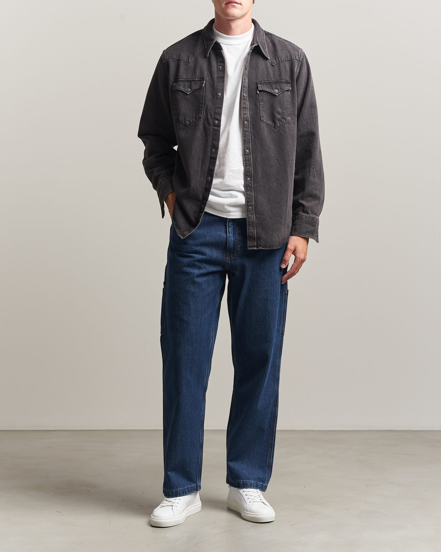 Homme | Chemises | Levi's | Barstow Western Standard Shirt Thermodapt Black