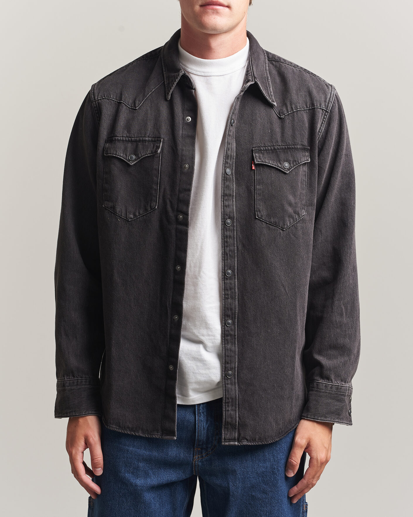 Homme | Chemises | Levi's | Barstow Western Standard Shirt Thermodapt Black
