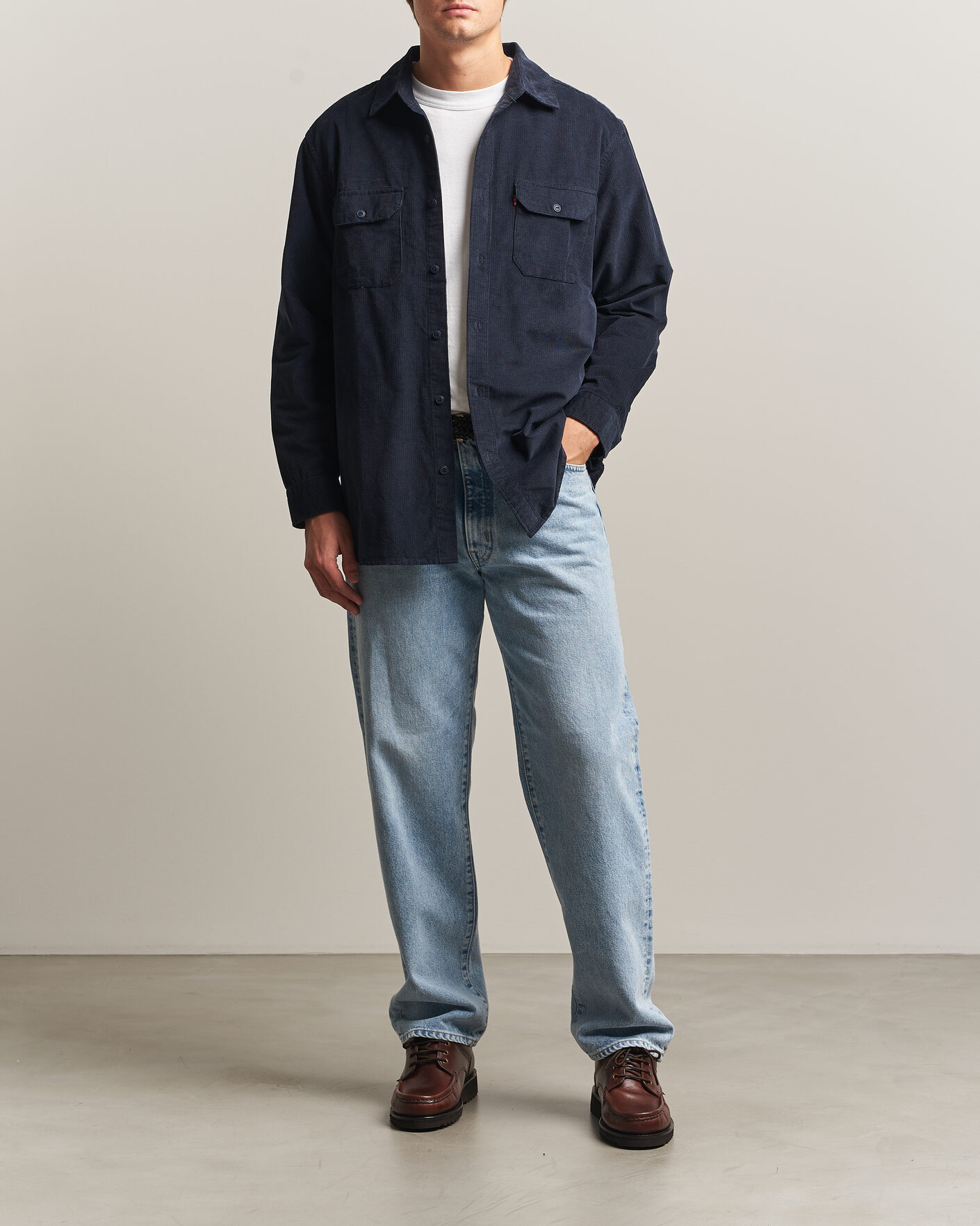 Homme | Chemises | Levi's | Jackson Corduroy Worker Shirt Nightfall Navy
