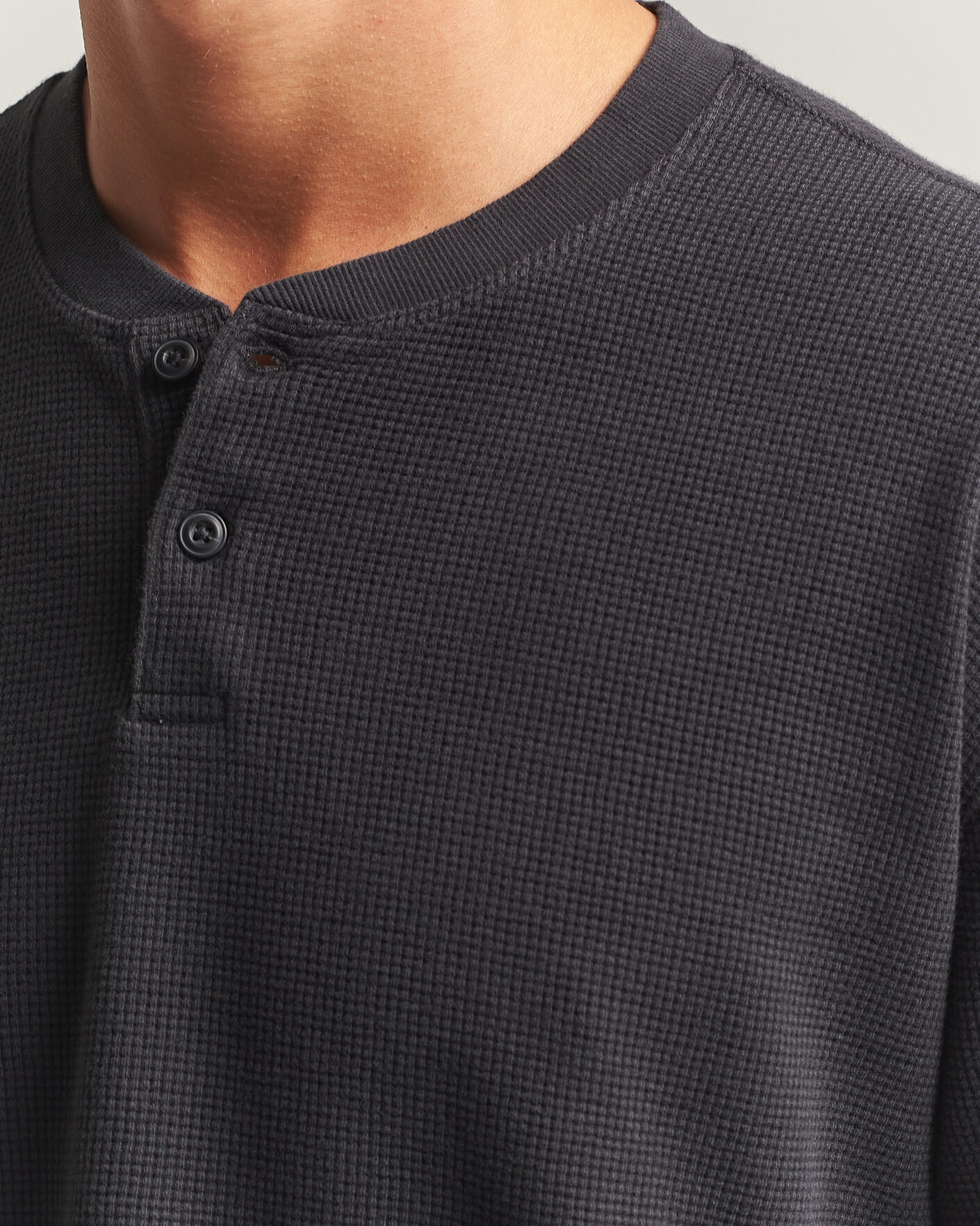 Homme | Pulls Et Tricots | Levi's | Relaxed Henley Mineral Black