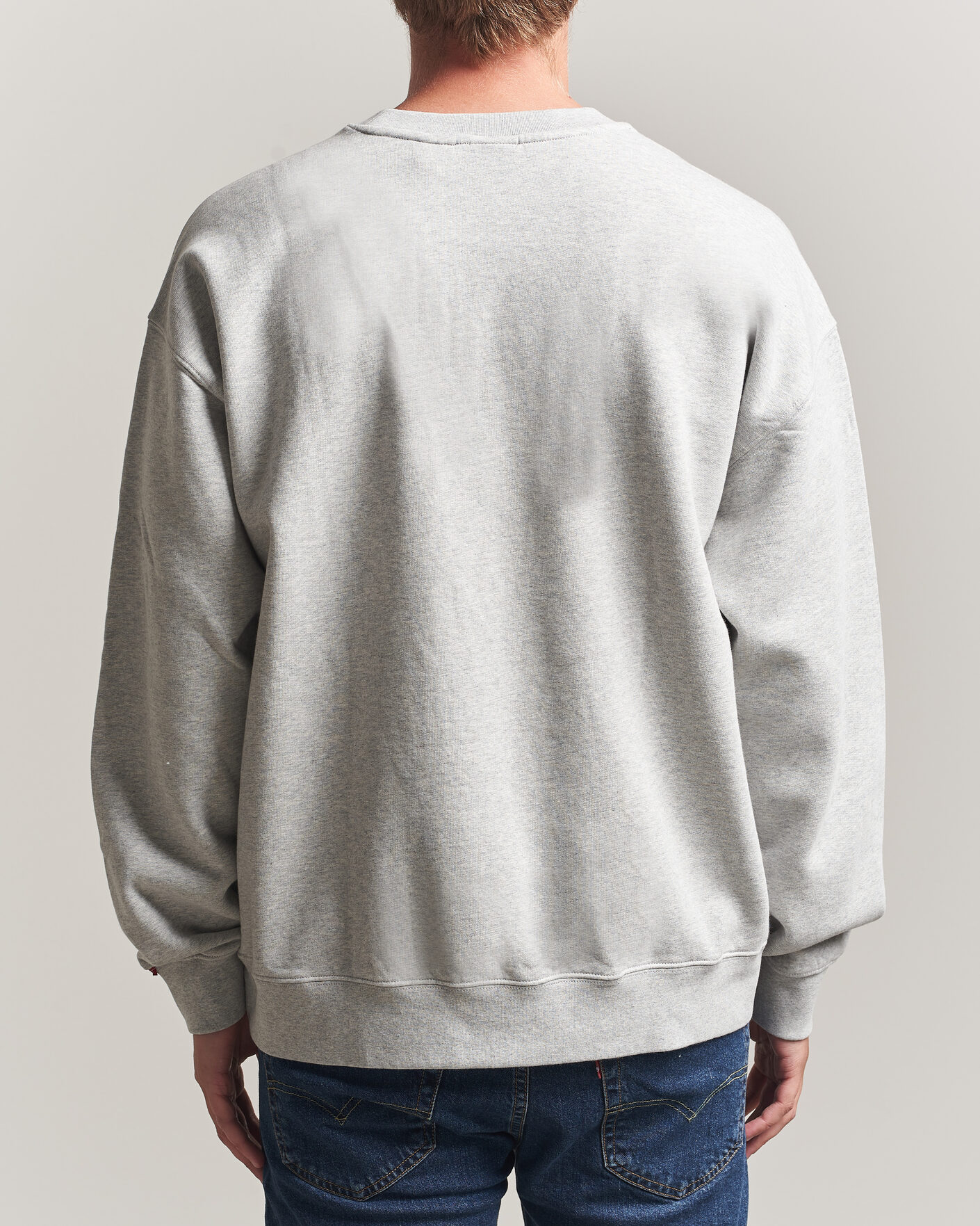 Homme | Pulls Et Tricots | Levi's | Authentic Crew Neck Sweatshirt Light Grey Heather