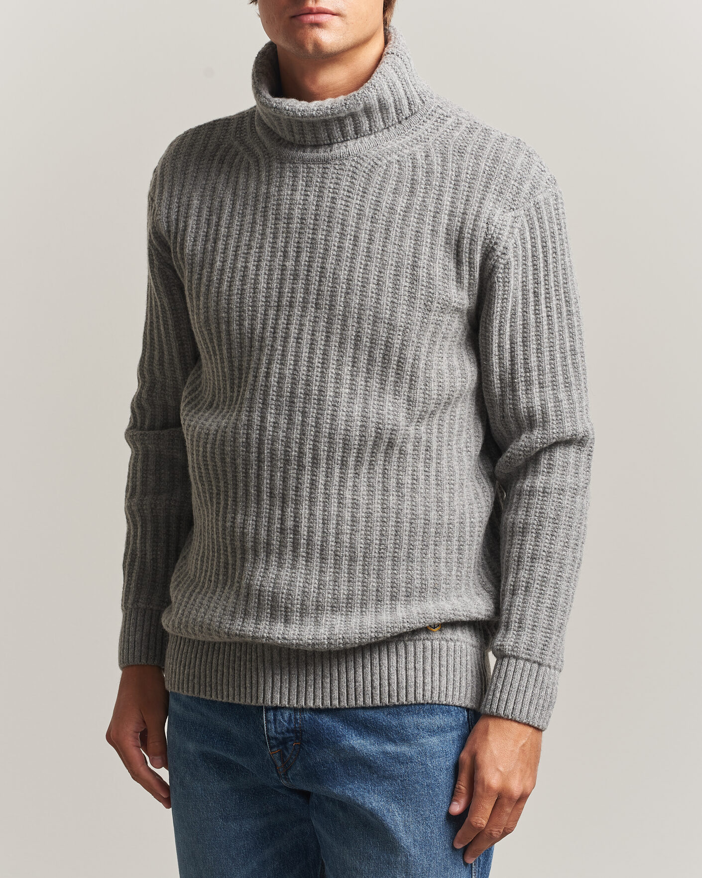 Homme | Pulls Et Tricots | Armor-lux | Wool Knitted Rollneck Slate