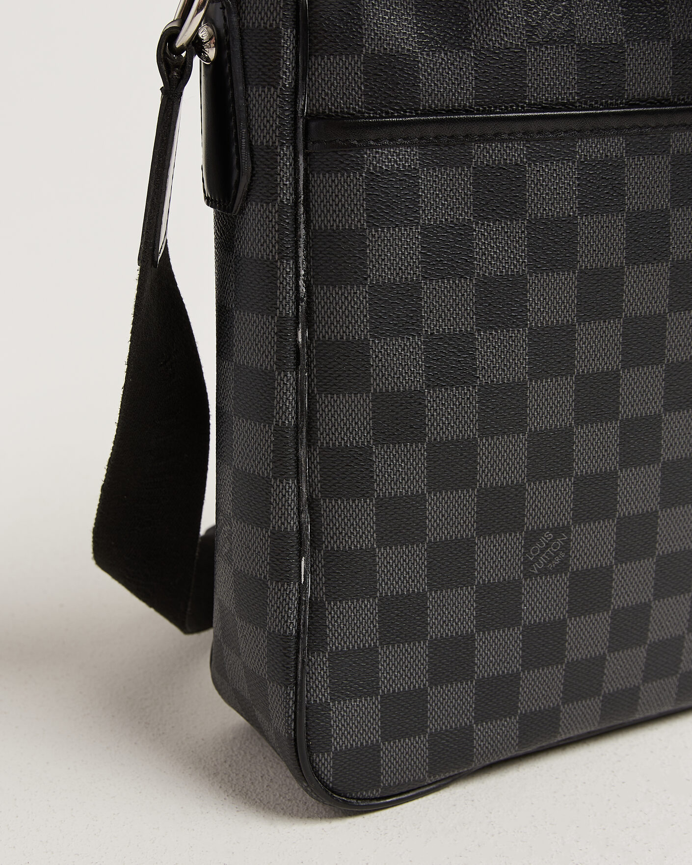 Heren | Pre-Owned & Vintage Bags | Louis Vuitton Pre-Owned | Daniel Shoulder Bag MM Damier Graphite