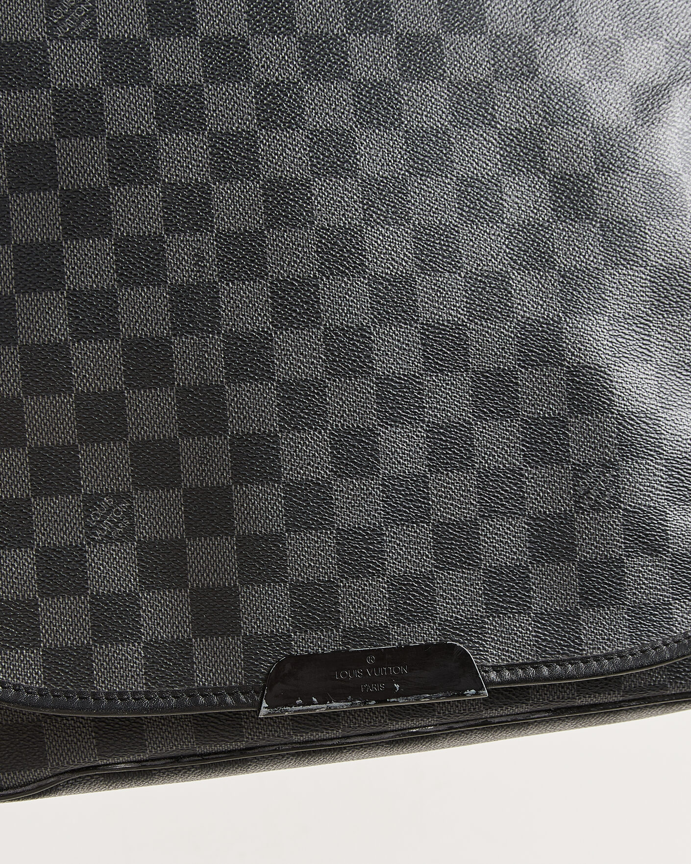 Heren | Pre-Owned & Vintage Bags | Louis Vuitton Pre-Owned | Daniel Shoulder Bag MM Damier Graphite