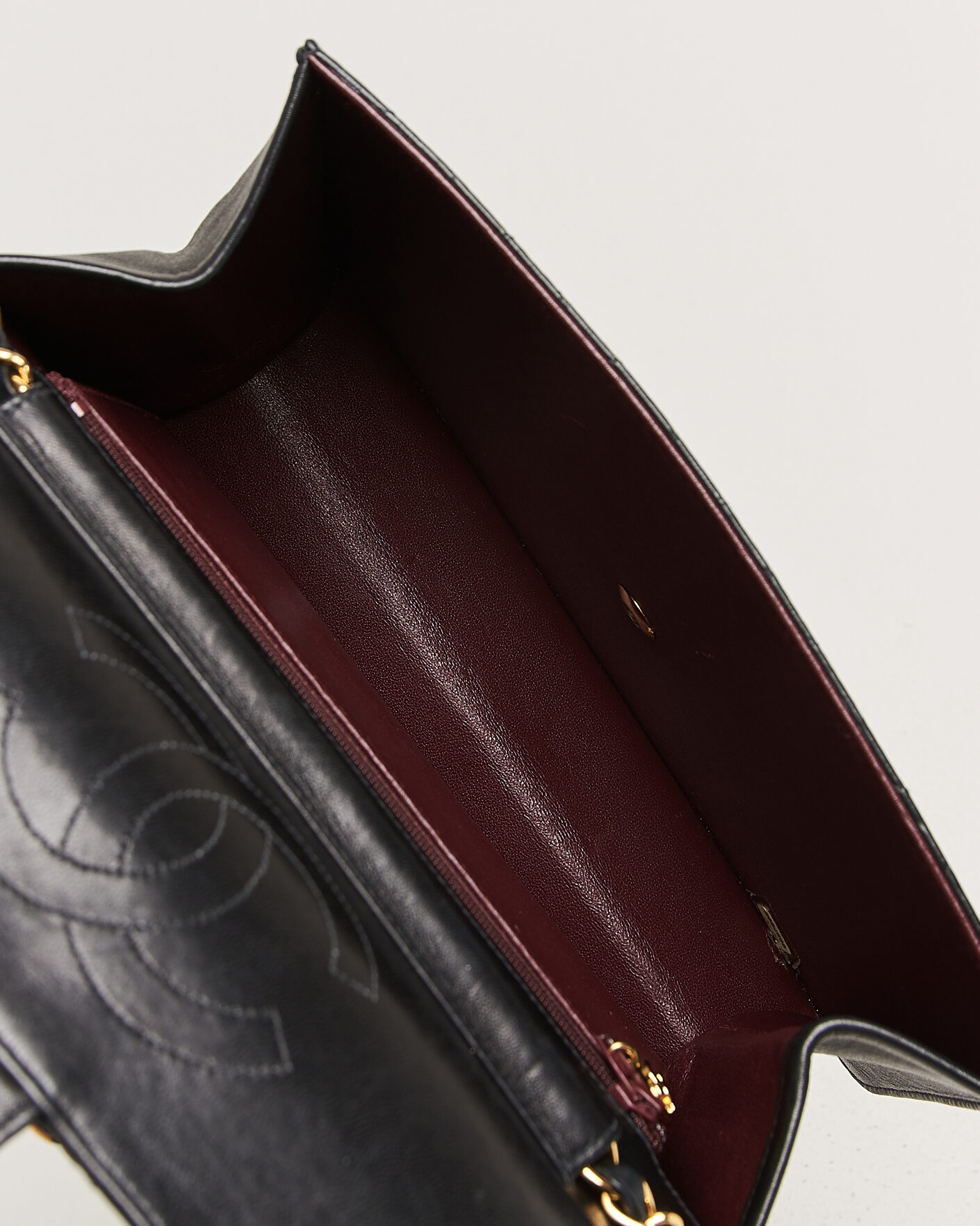 Homme | Pre-Owned & Vintage Bags | Chanel Pre-Owned | Single Flap Bag Black