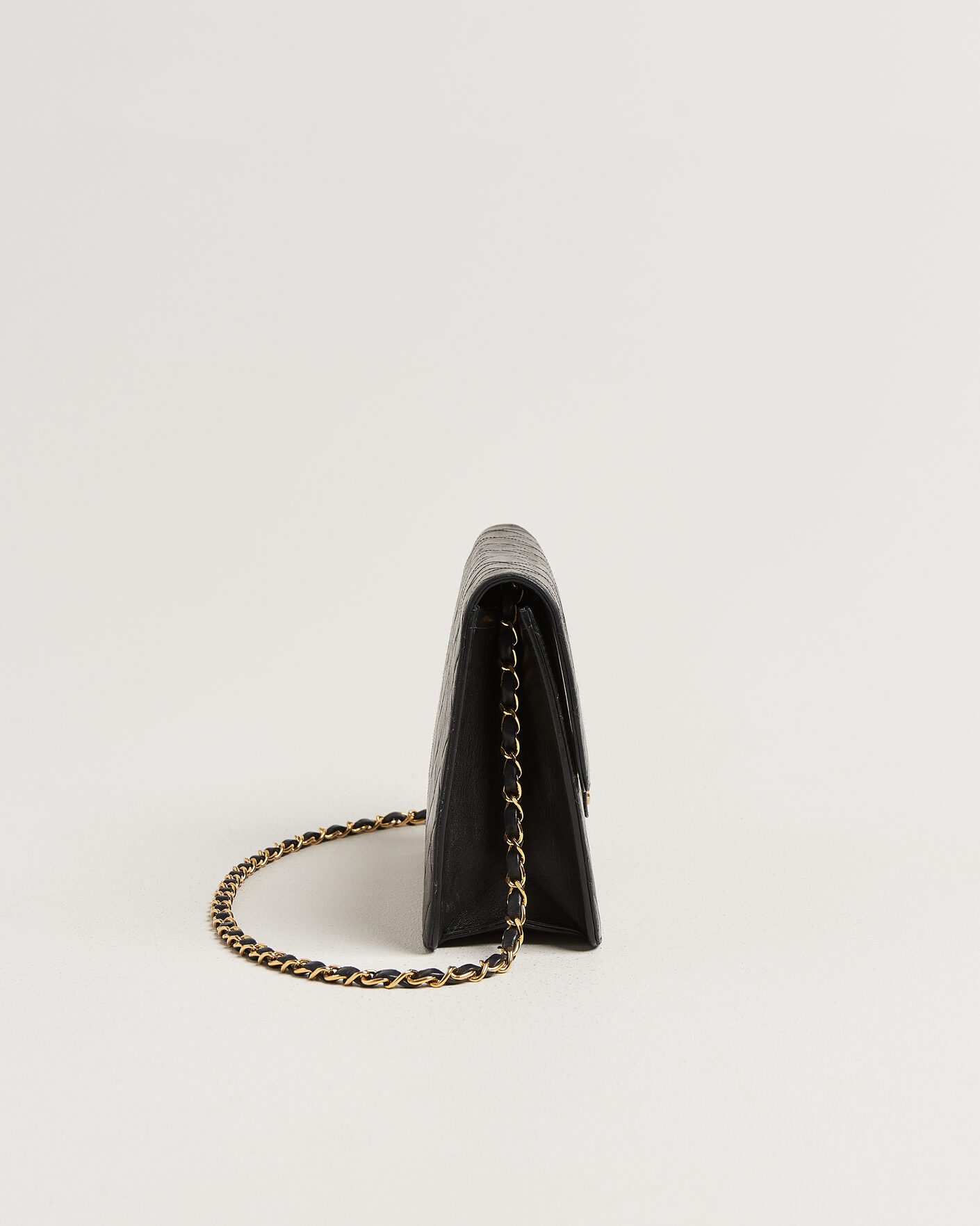 Homme | Pre-Owned & Vintage Bags | Chanel Pre-Owned | Single Flap Bag Black