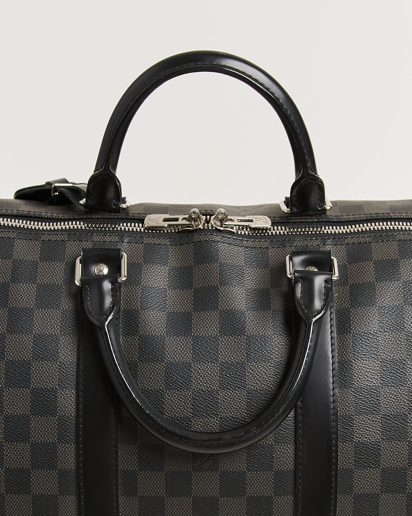Heren | Pre-Owned & Vintage Bags | Louis Vuitton Pre-Owned | Keepall Bandouliére 55 Damier Graphite