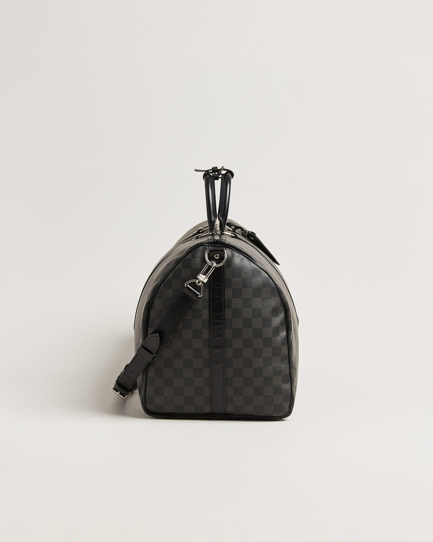 Heren | Pre-Owned & Vintage Bags | Louis Vuitton Pre-Owned | Keepall Bandouliére 55 Damier Graphite