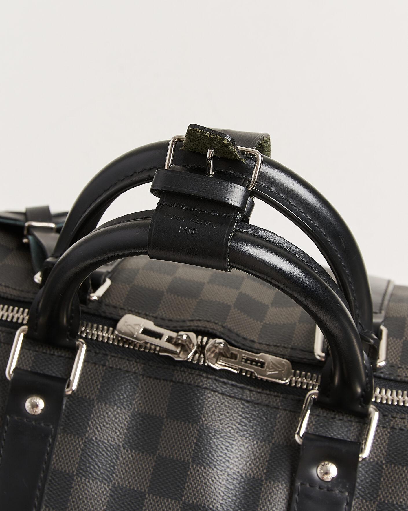 Heren | Pre-Owned & Vintage Bags | Louis Vuitton Pre-Owned | Keepall Bandouliére 55 Damier Graphite
