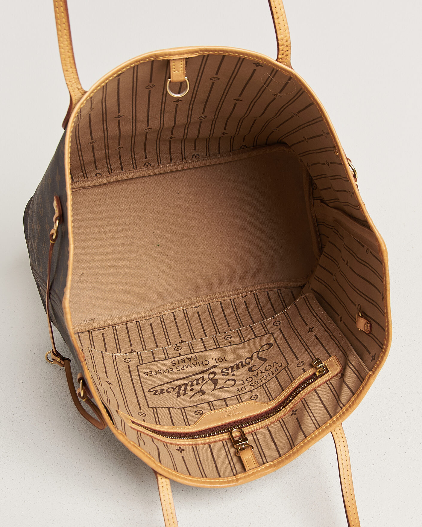 Heren | Pre-Owned & Vintage Bags | Louis Vuitton Pre-Owned | Neverfull MM Monogram