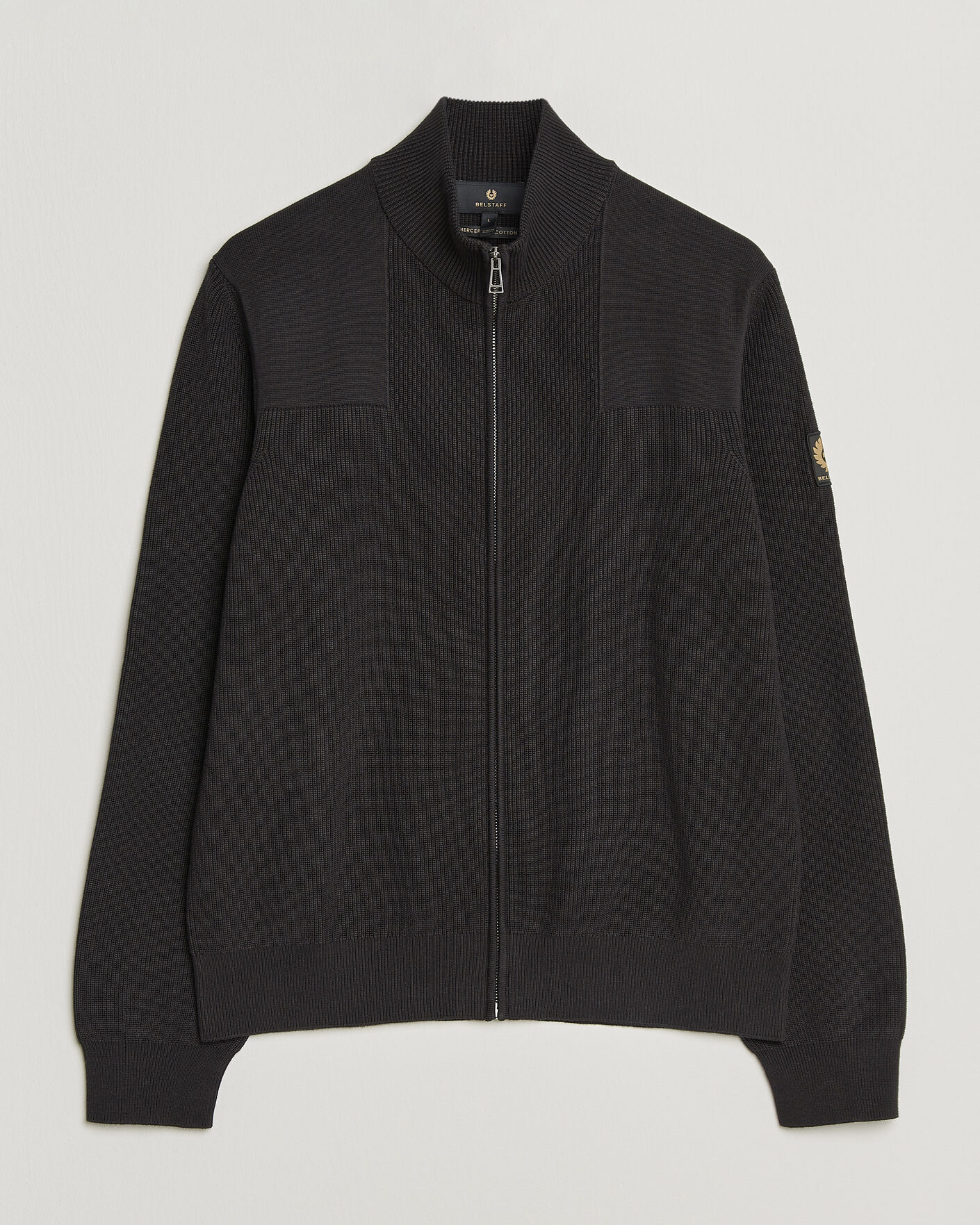 Homme | Pulls Et Tricots | Belstaff | Commander Knitted Full Zip Black
