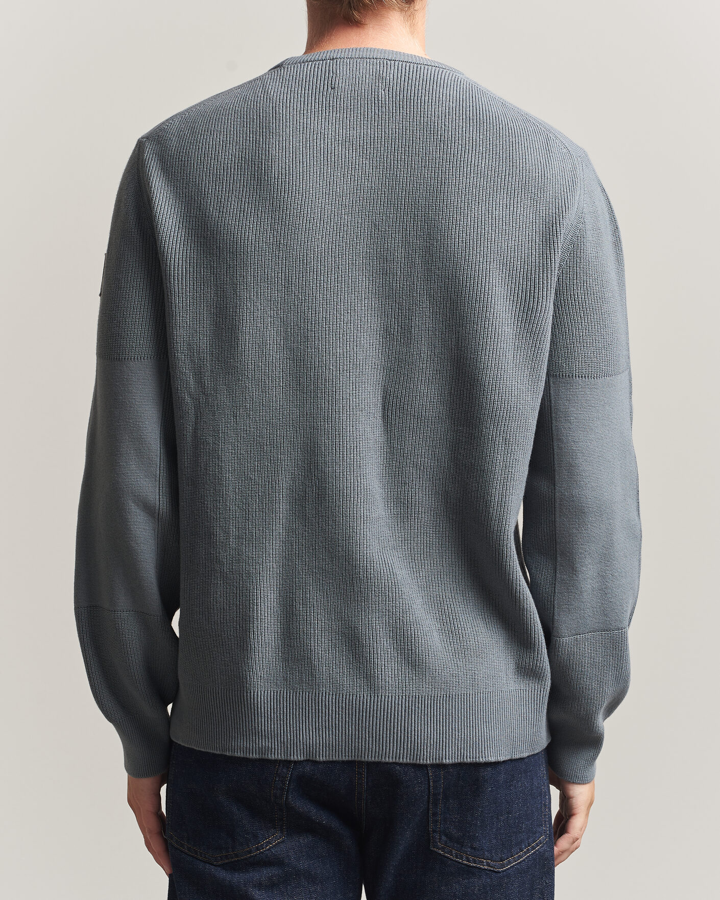 Heren | Truien | Belstaff | Commander Knitted Crew Neck Atlantic Grey