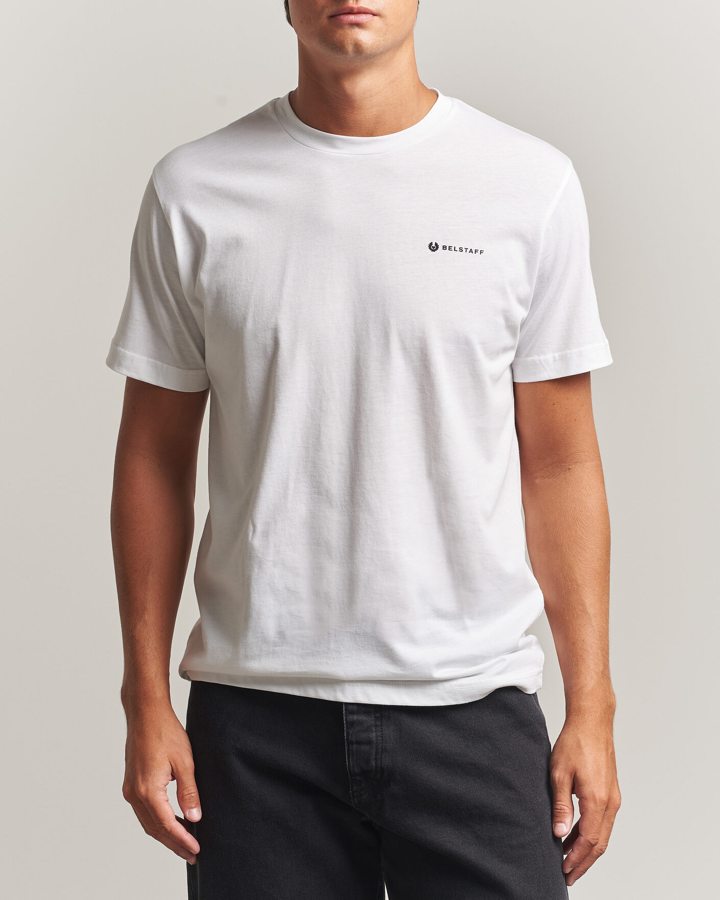 Heren | T-shirts | Belstaff | 3-Pack Crew Neck T-Shirt Black/Dark Ink/White
