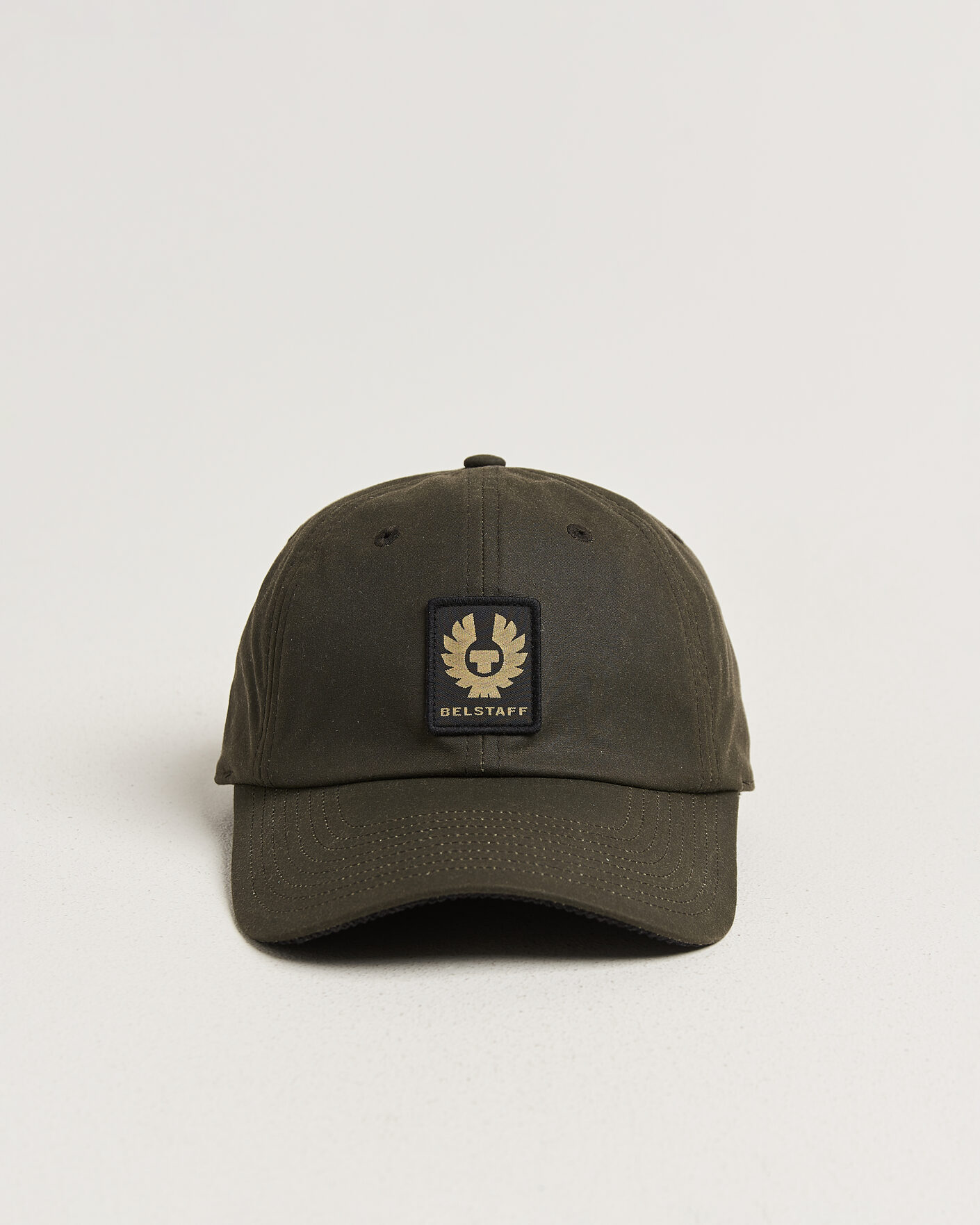 Homme | Bobs Et Casquettes | Belstaff | Phoenix Wax Logo Cap Faded Olive