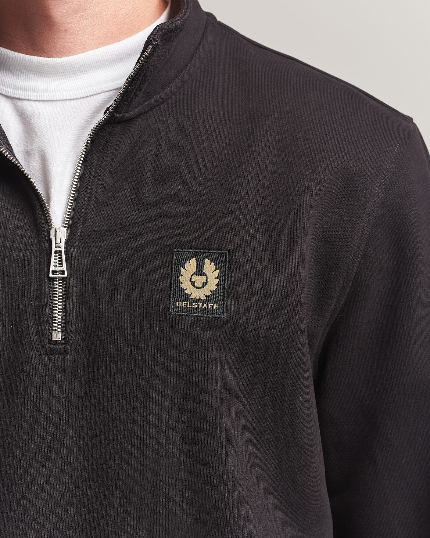 Homme | Pulls Et Tricots | Belstaff | Signature Half Zip Sweatshirt Black