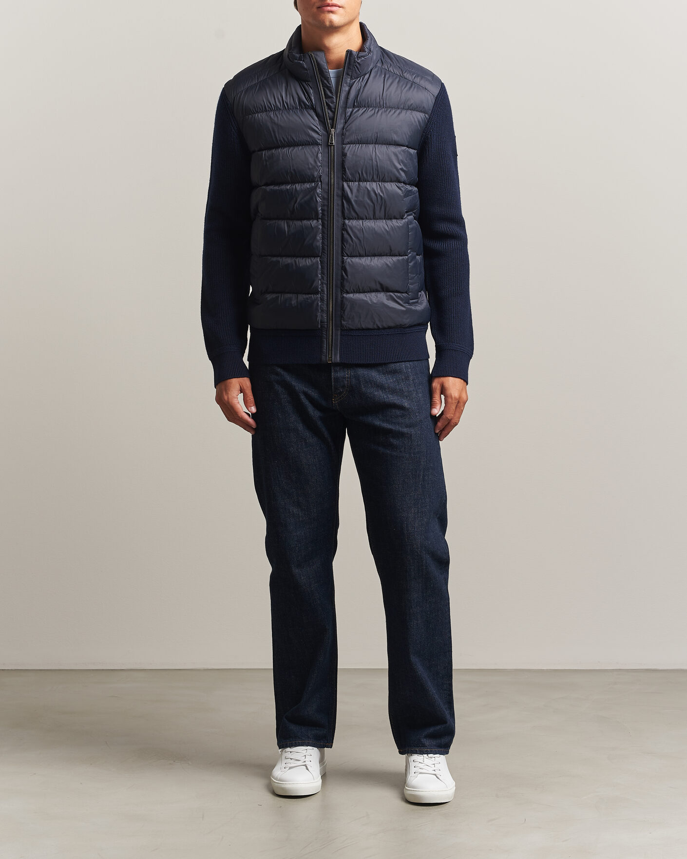 Homme | Manteaux Et Vestes | Belstaff | Compound Hybrid Jacket Dark Ink