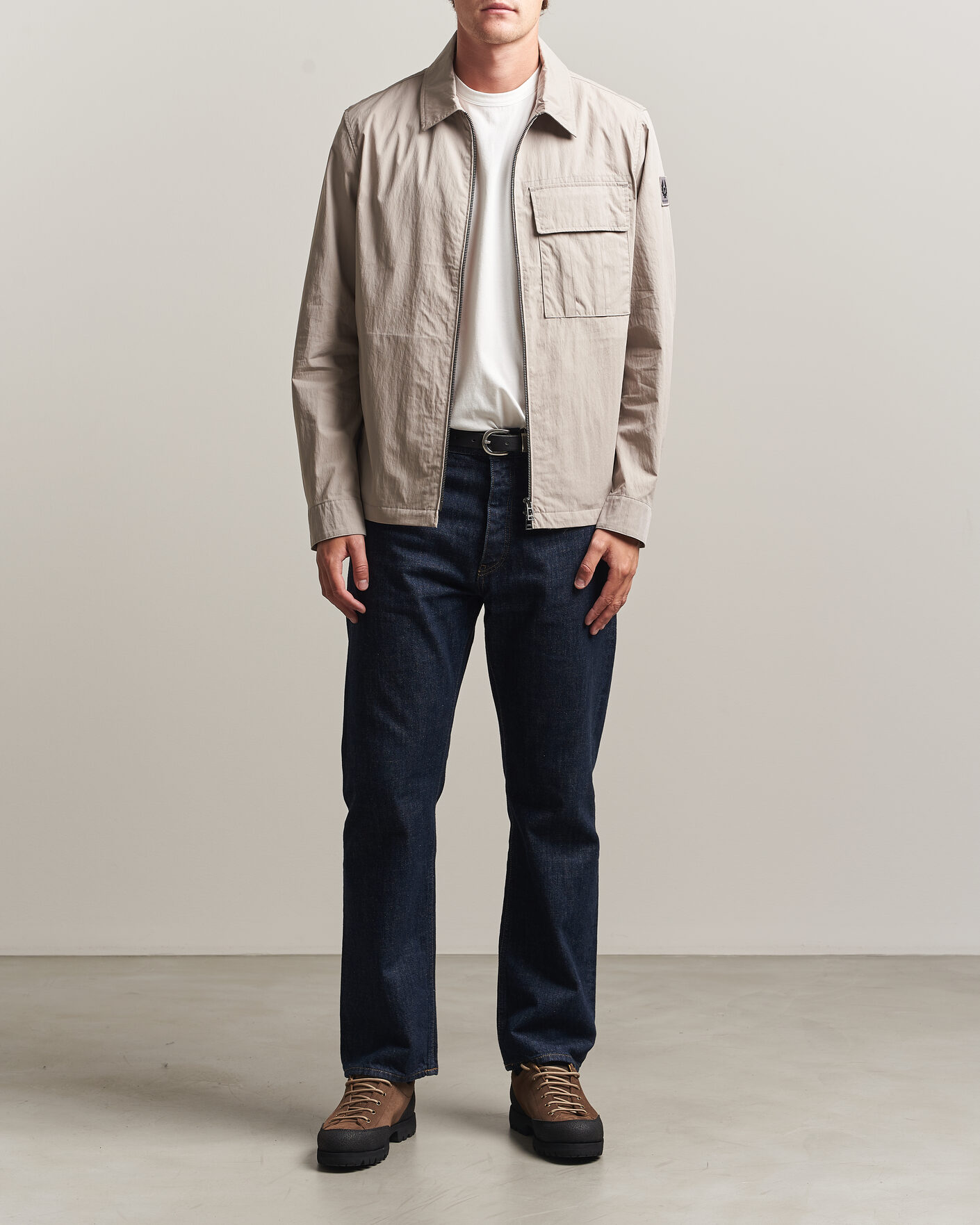 Homme | Chemises | Belstaff | Cargo Overshirt Concrete