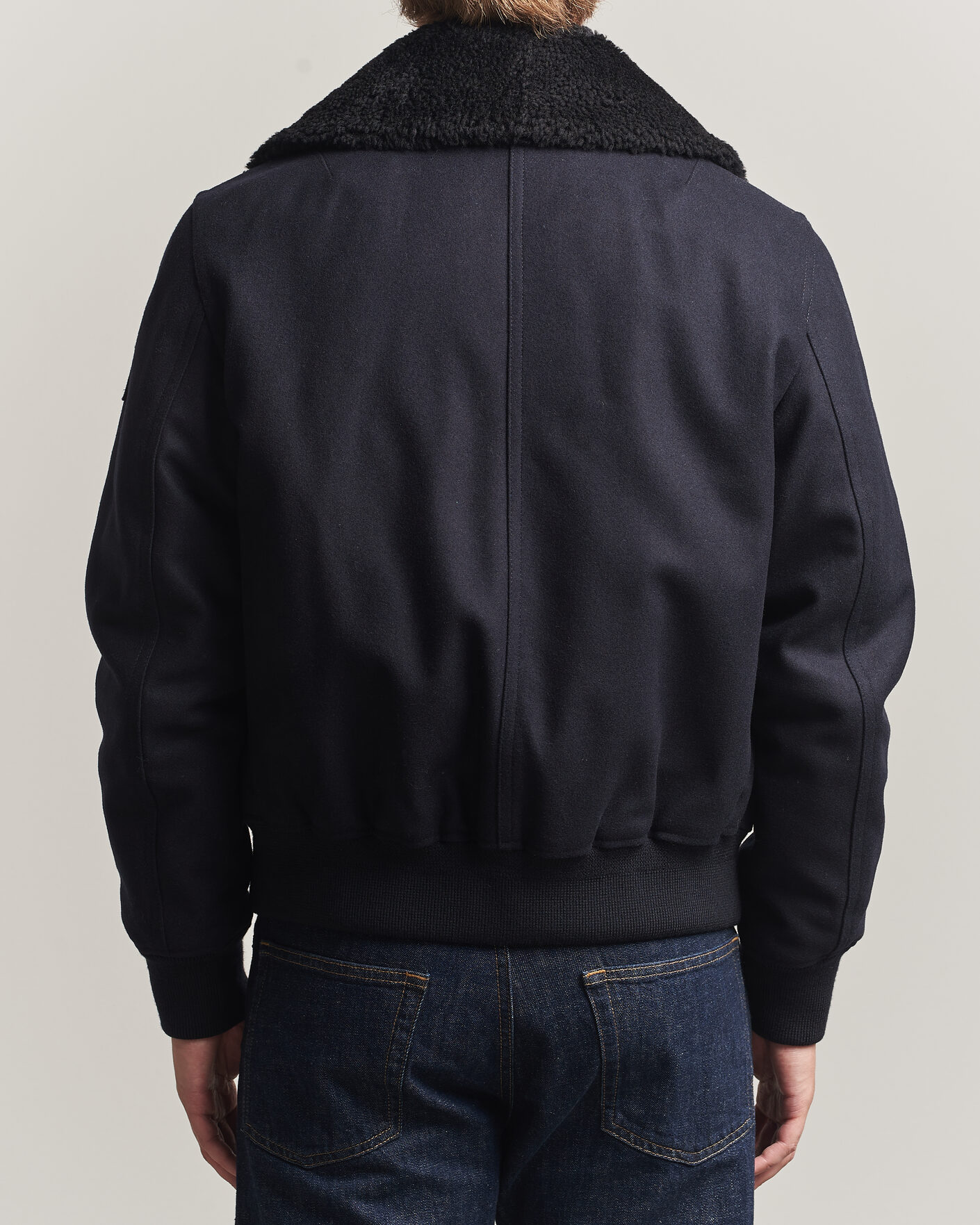 Homme | Manteaux Et Vestes | Belstaff | Welder Wool Bomber Jacket Dark Ink