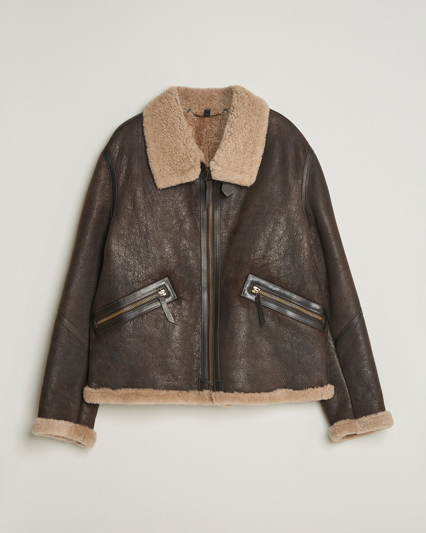 Heren | Jassen | Belstaff | Winterbrook Shearling Jacket Dark Brown