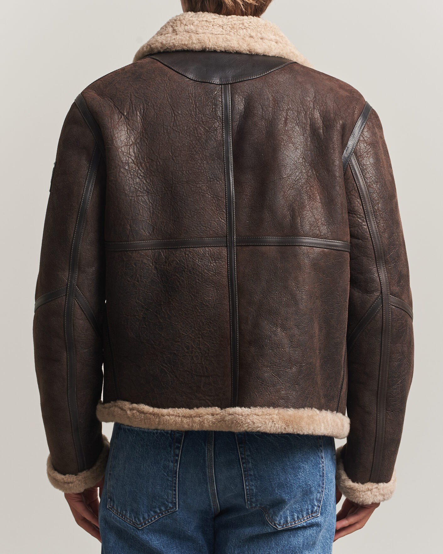 Heren | Jassen | Belstaff | Winterbrook Shearling Jacket Dark Brown