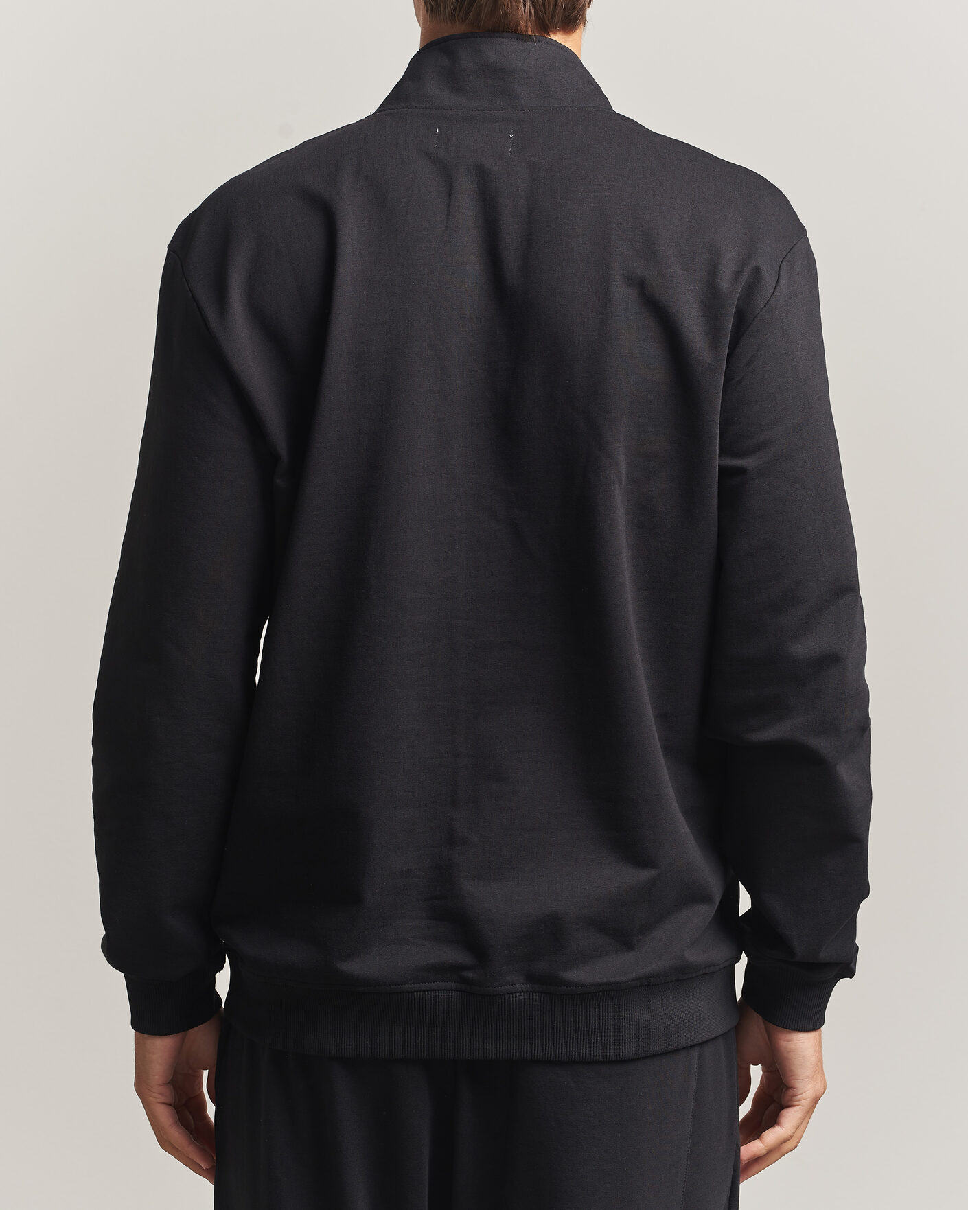 Homme | Pulls Et Tricots | Bread & Boxers | Loungewear Half Zip Black