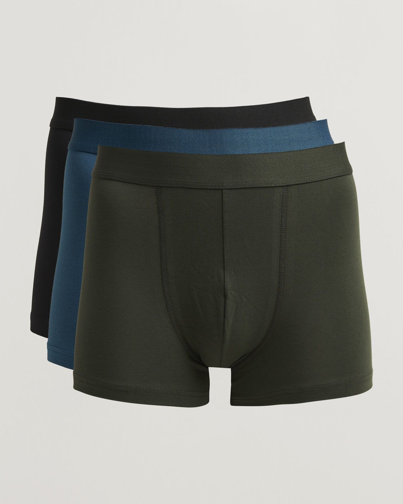 Homme | Sous-Vêtements Et Chaussettes | Bread & Boxers | 3-Pack Boxer Brief Green/Blue/Black