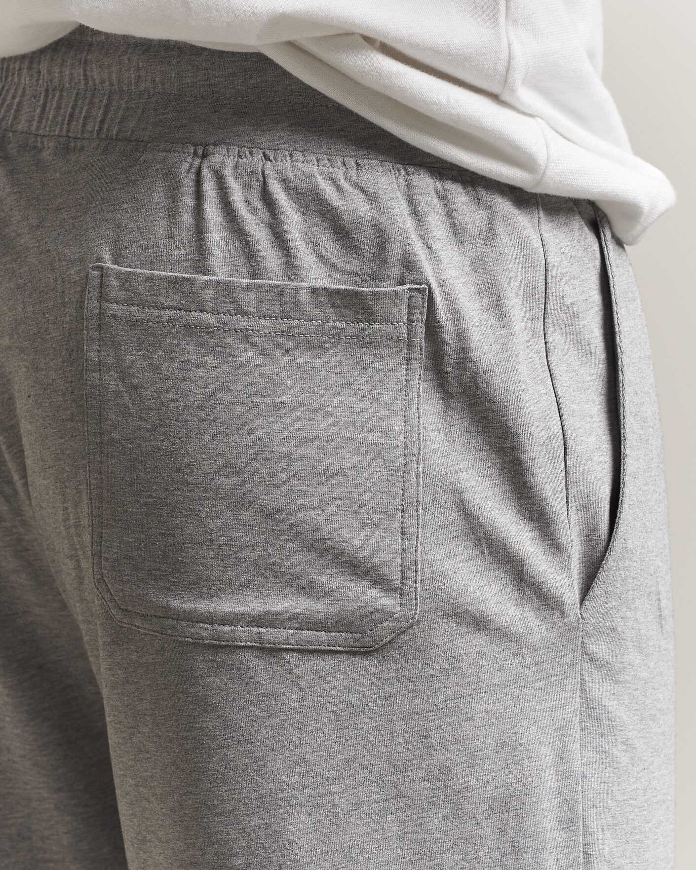 Homme | Shorts | Bread & Boxers | Pyjama Shorts Grey Melange