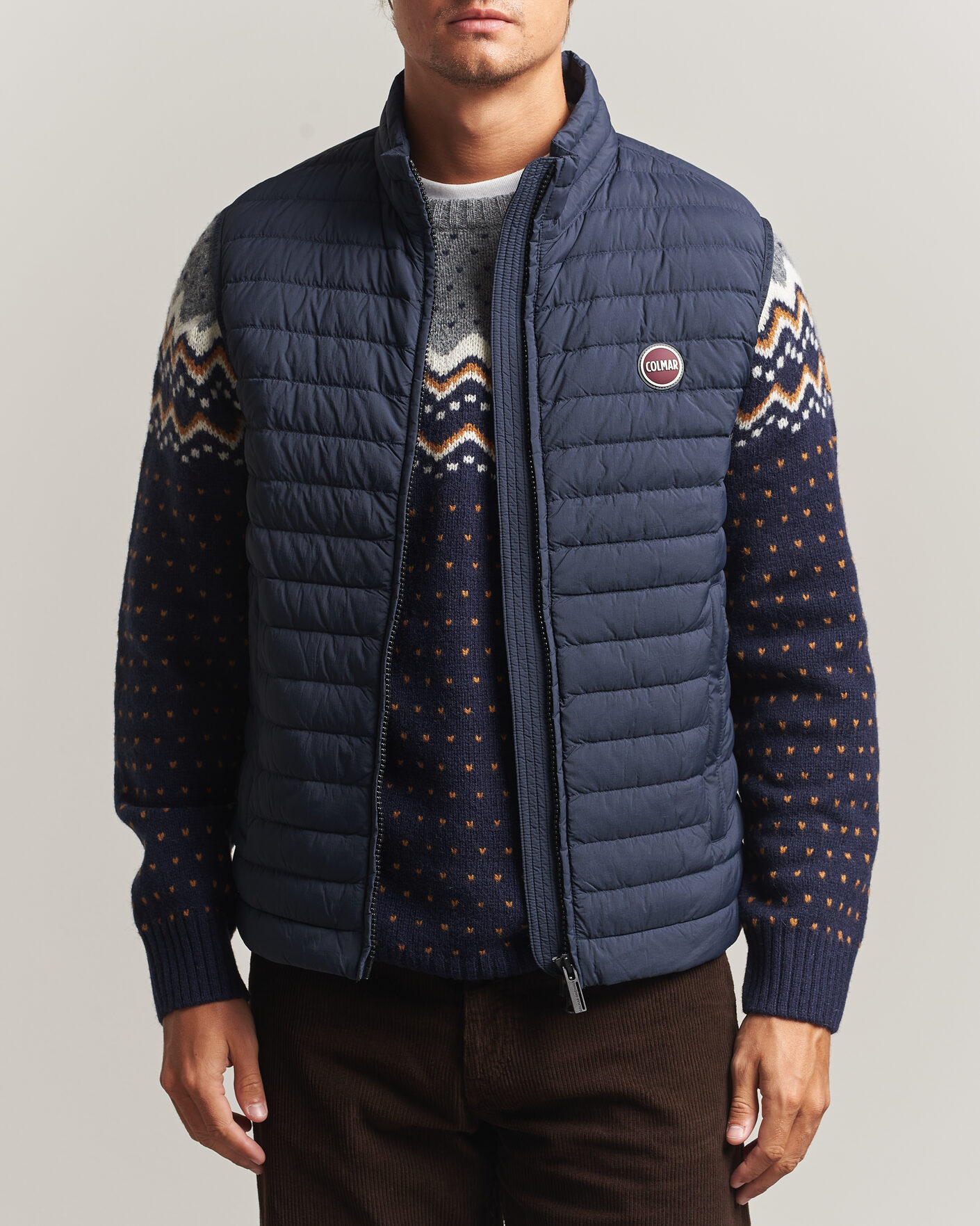 Heren | Gilets | Colmar | Lightweight Down Vest Navy