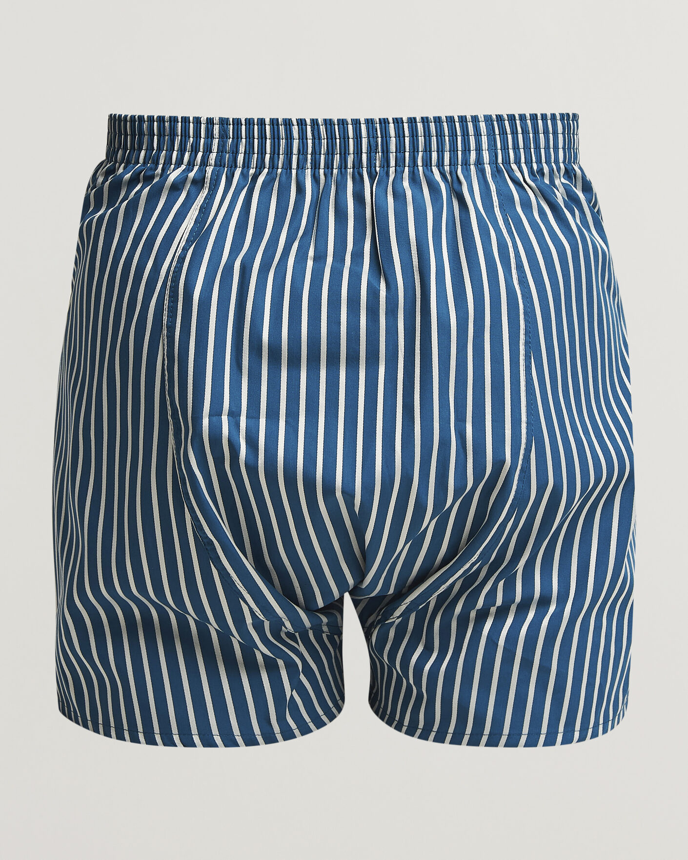 Homme | Sous-Vêtements Et Chaussettes | Derek Rose | Classic Fit Striped Woven Cotton Boxer Shorts Blue/White