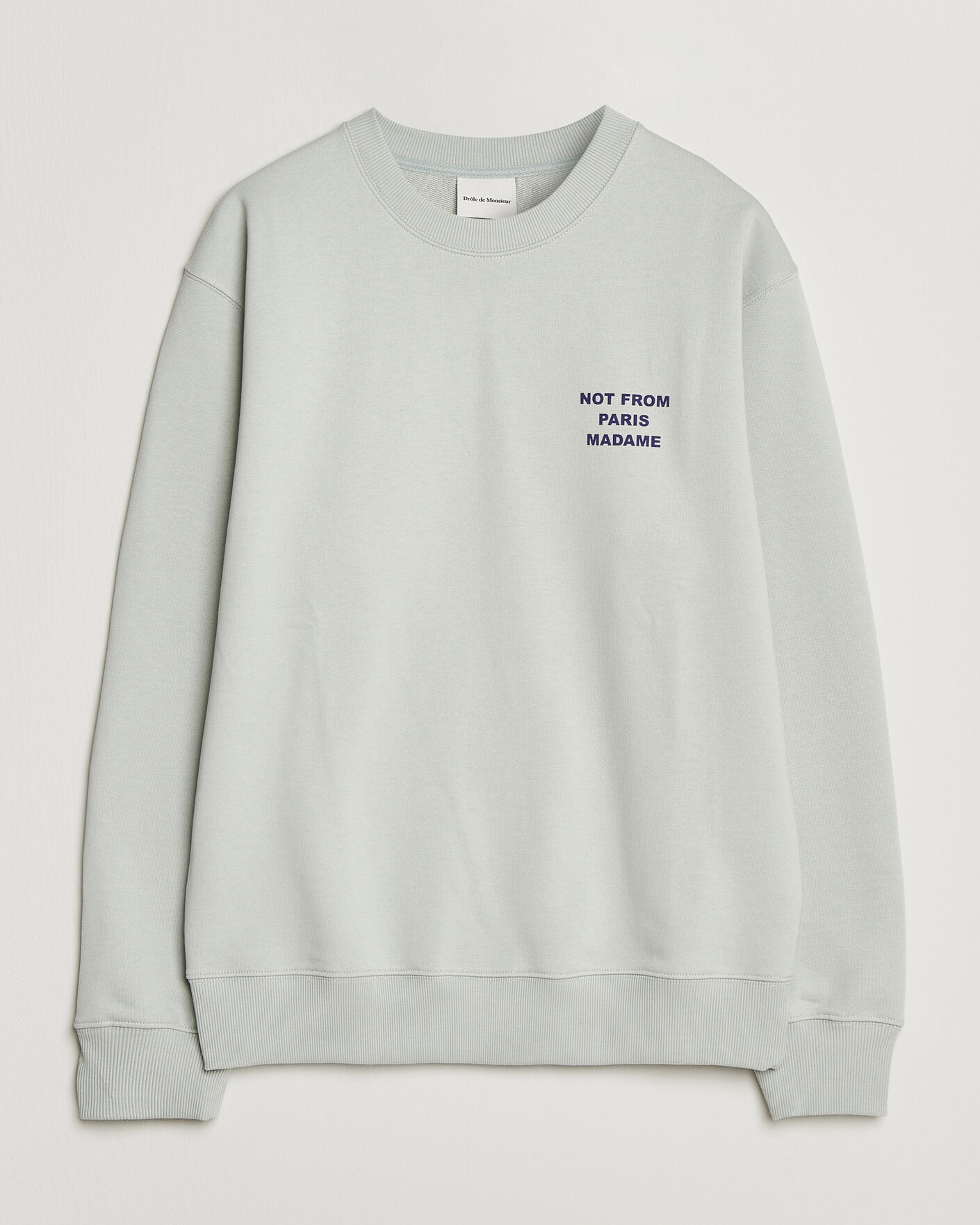 Homme | Pulls Et Tricots | Drôle de Monsieur | Bold Slogan Sweatshirt Grey