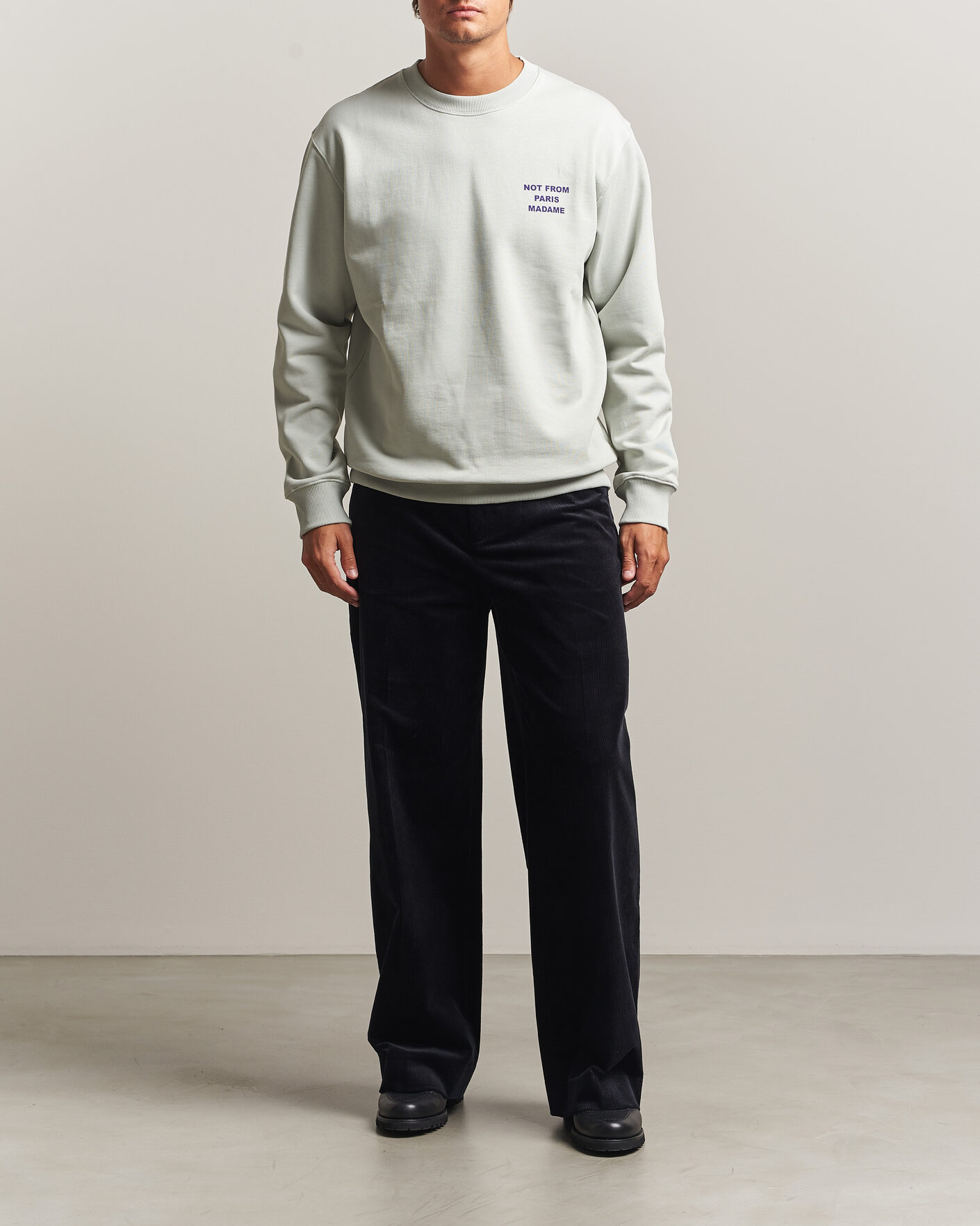 Homme | Pulls Et Tricots | Drôle de Monsieur | Bold Slogan Sweatshirt Grey
