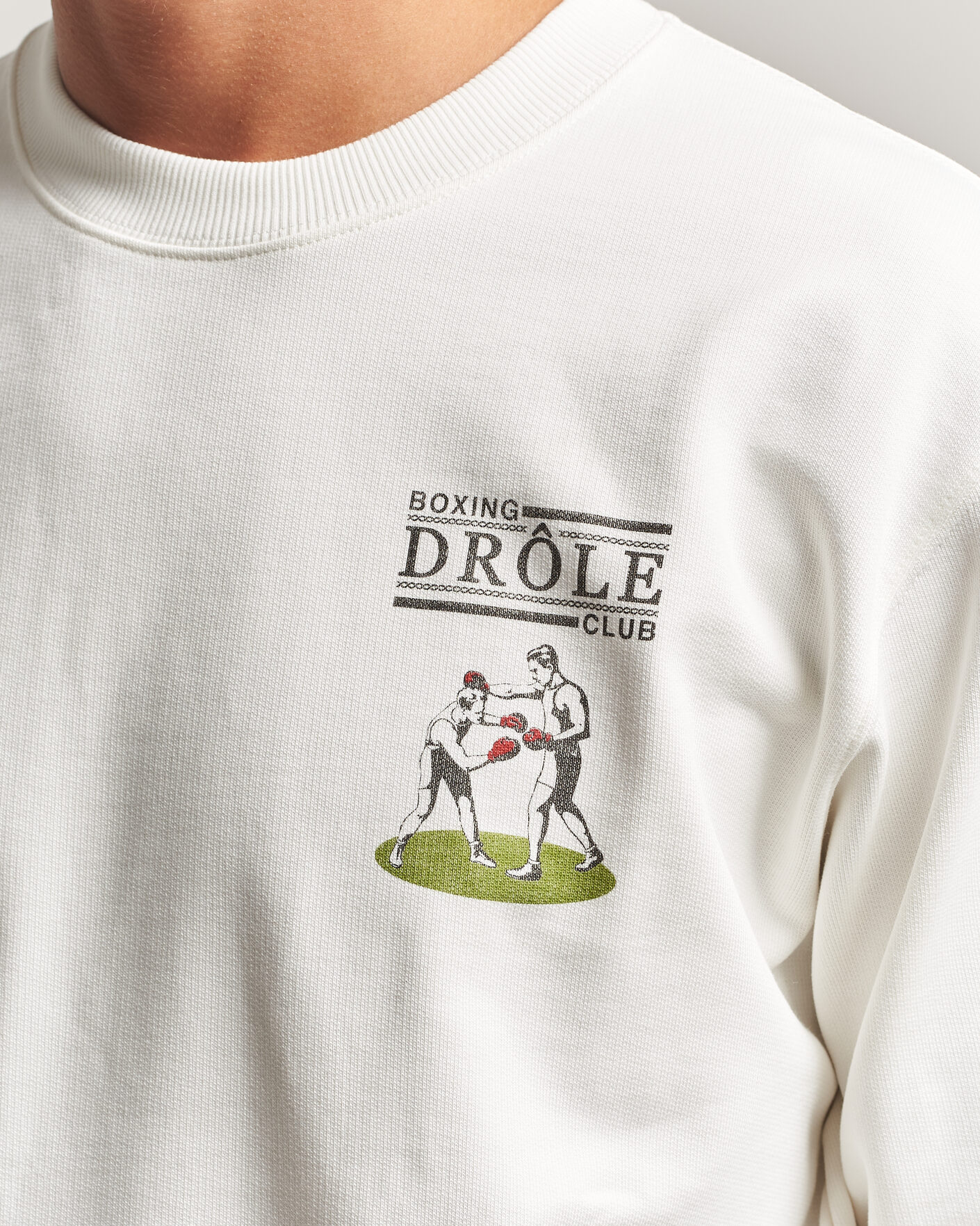 Homme | Pulls Et Tricots | Drôle de Monsieur | Boxers Sweatshirt Off White