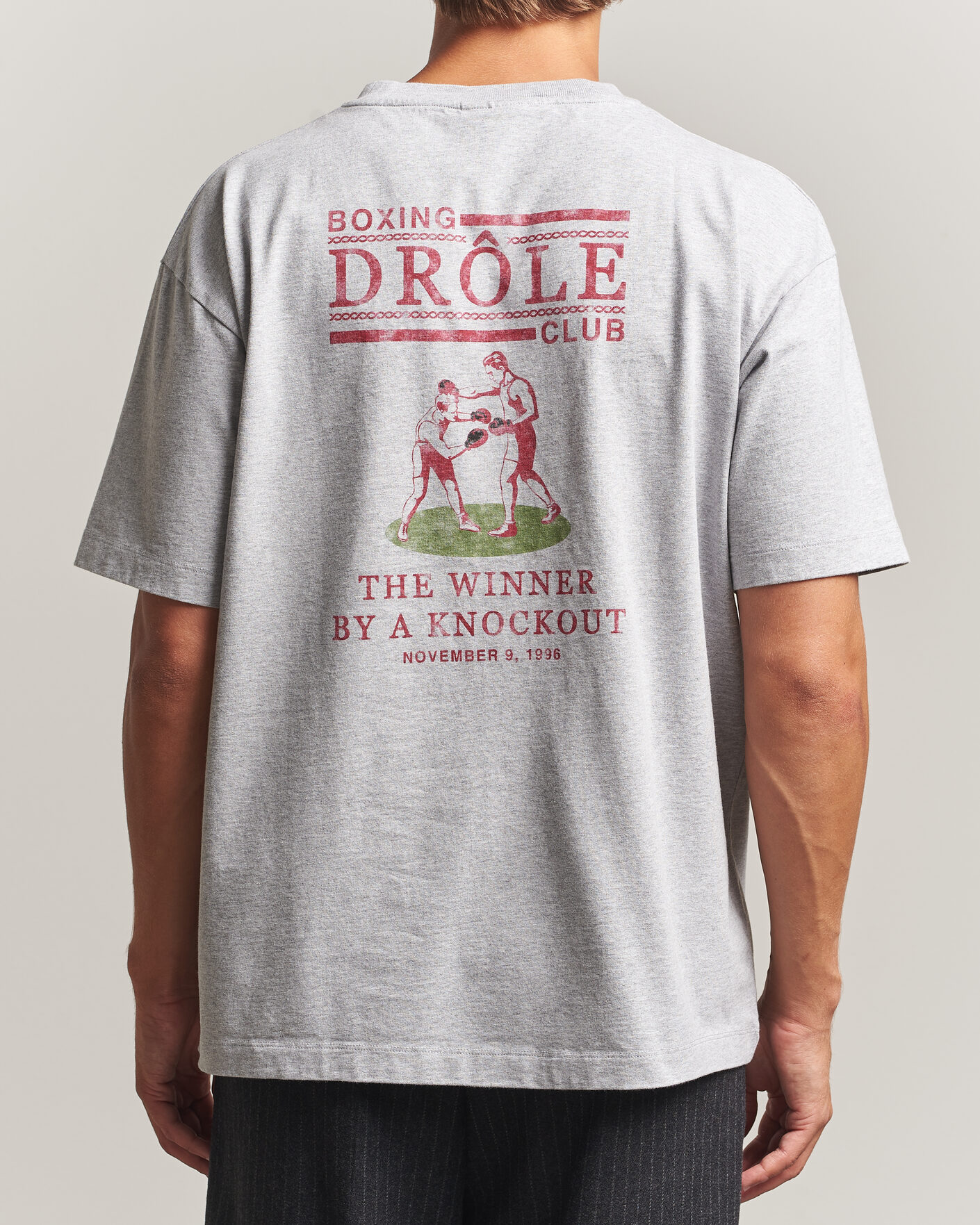 Homme | T-shirts | Drôle de Monsieur | Boxers T-Shirt Grey Melange