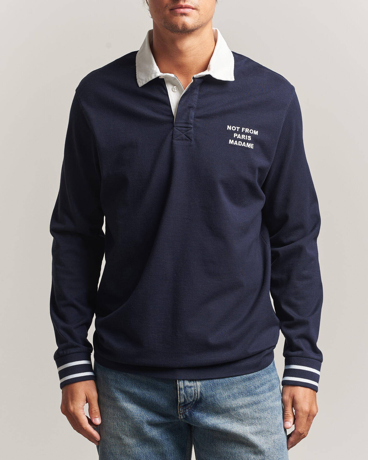 Homme | Pulls Et Tricots | Drôle de Monsieur | Slogan Rugger Navy