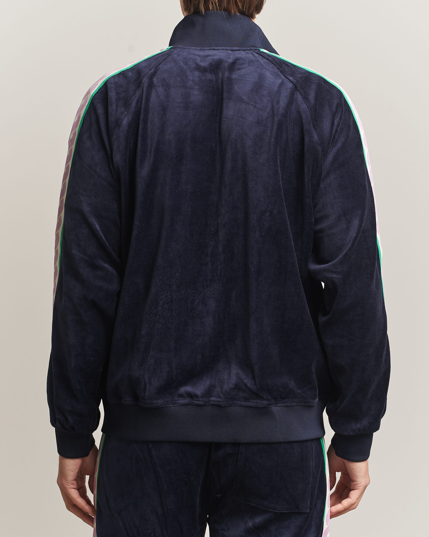Homme | Pulls Et Tricots | Drôle de Monsieur | Survêtement Velours Track Jacket Navy