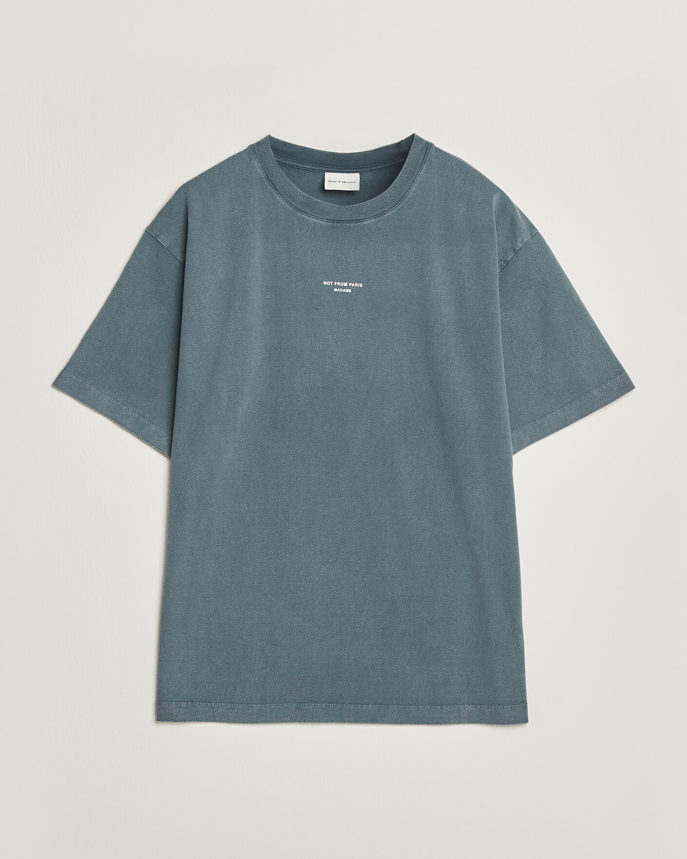 Homme | T-shirts | Drôle de Monsieur | Classic Slogan T-Shirt Dark Grey