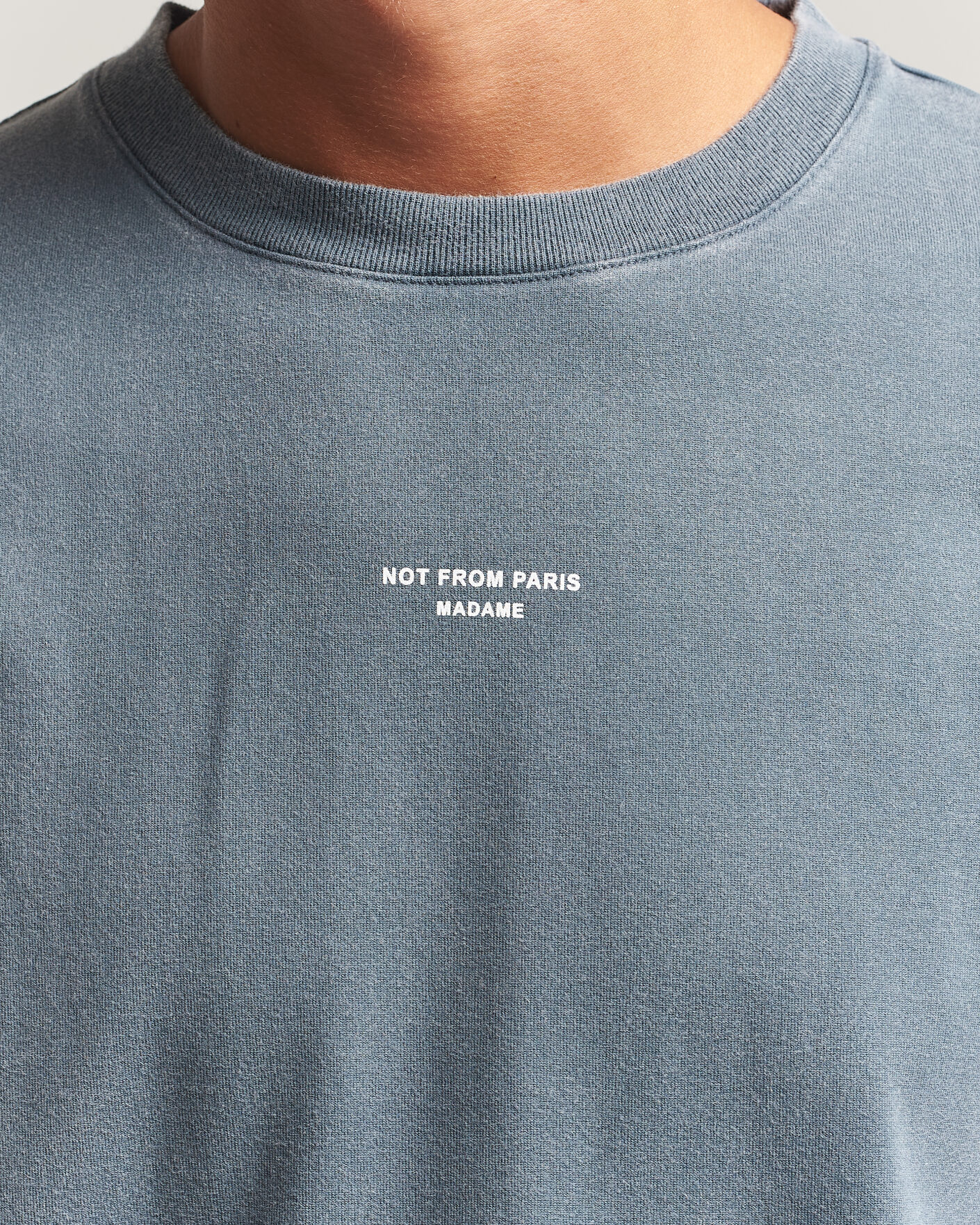 Homme | T-shirts | Drôle de Monsieur | Classic Slogan T-Shirt Dark Grey
