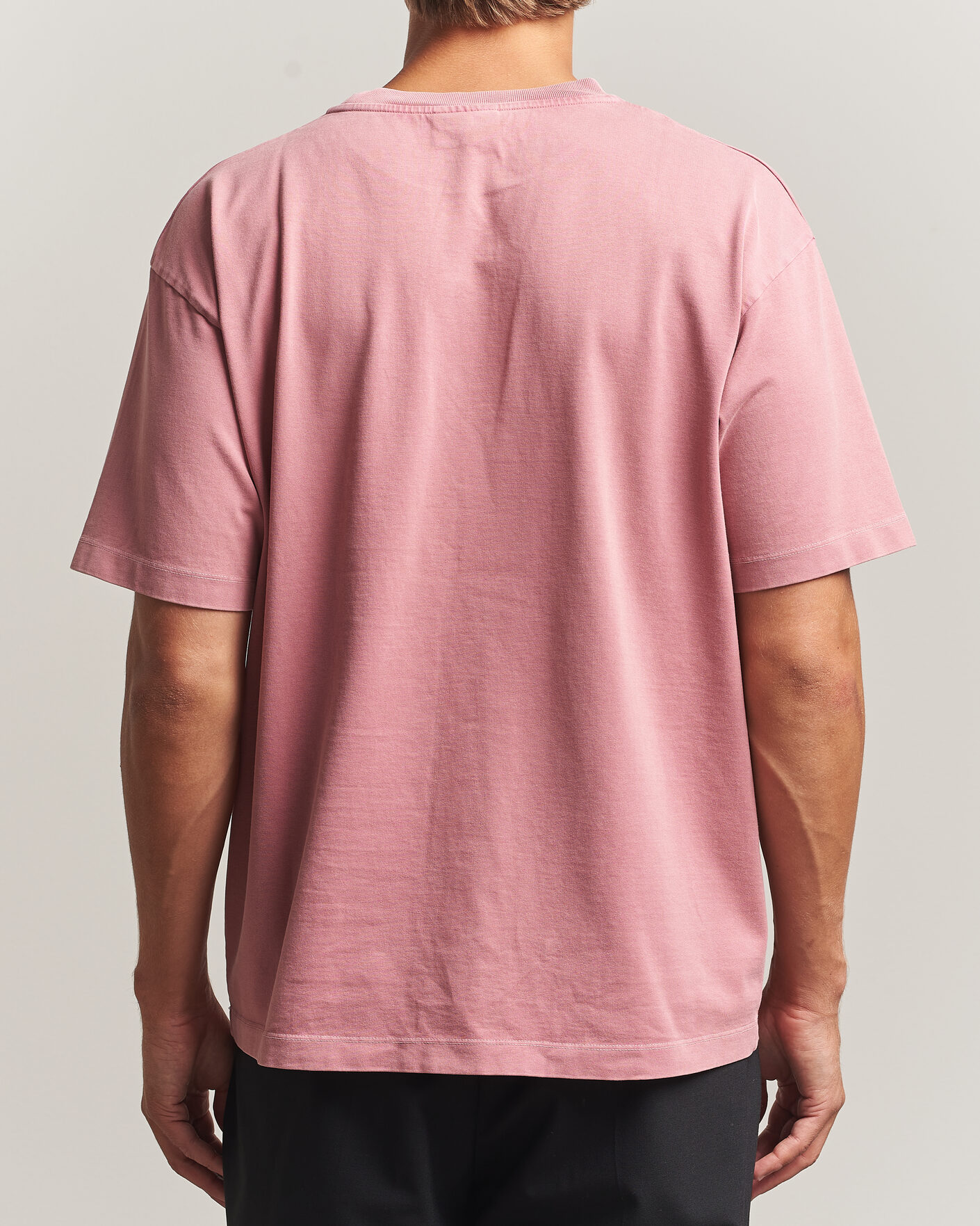 Homme | T-shirts | Drôle de Monsieur | Classic Slogan T-Shirt Dark Pink