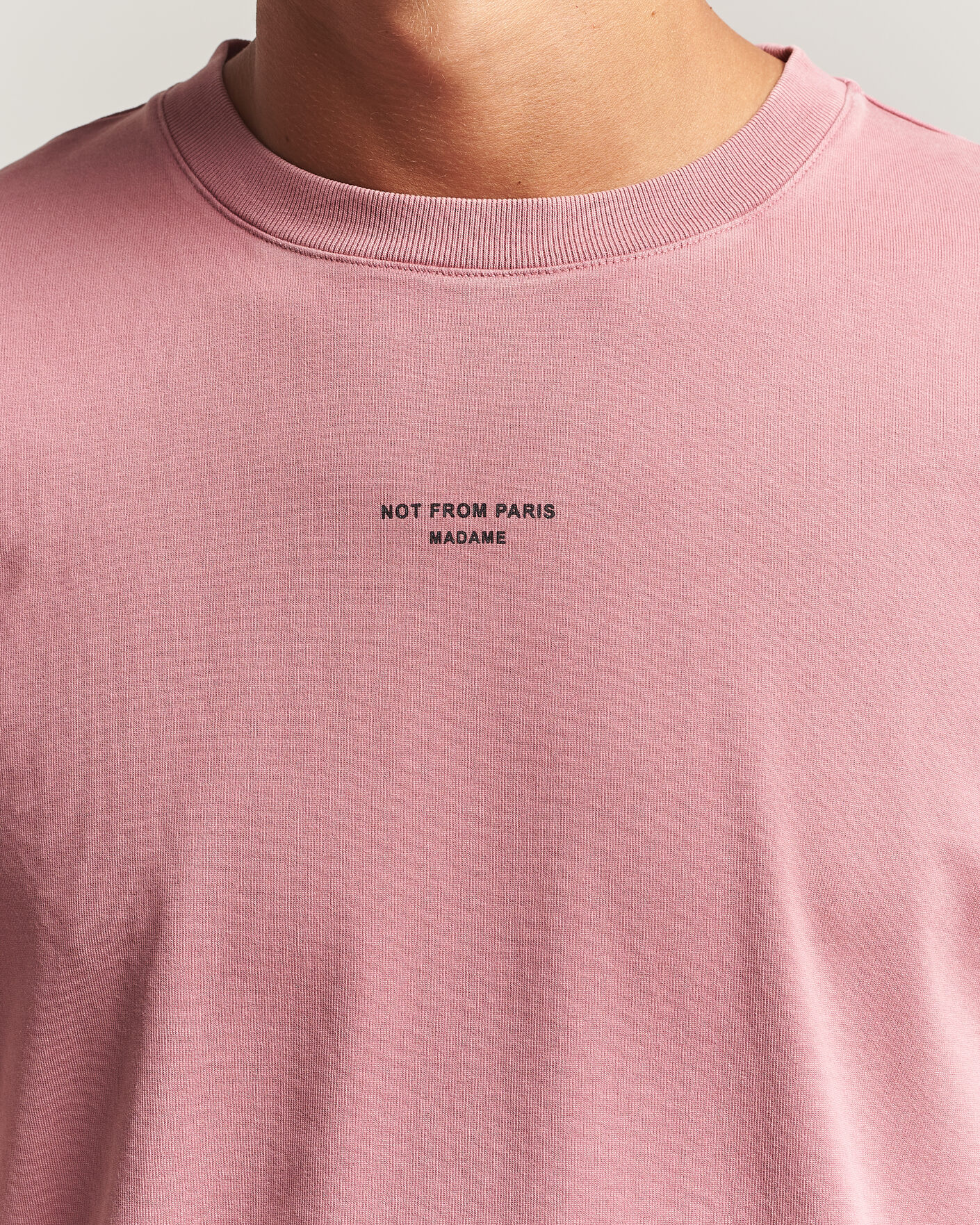 Homme | T-shirts | Drôle de Monsieur | Classic Slogan T-Shirt Dark Pink