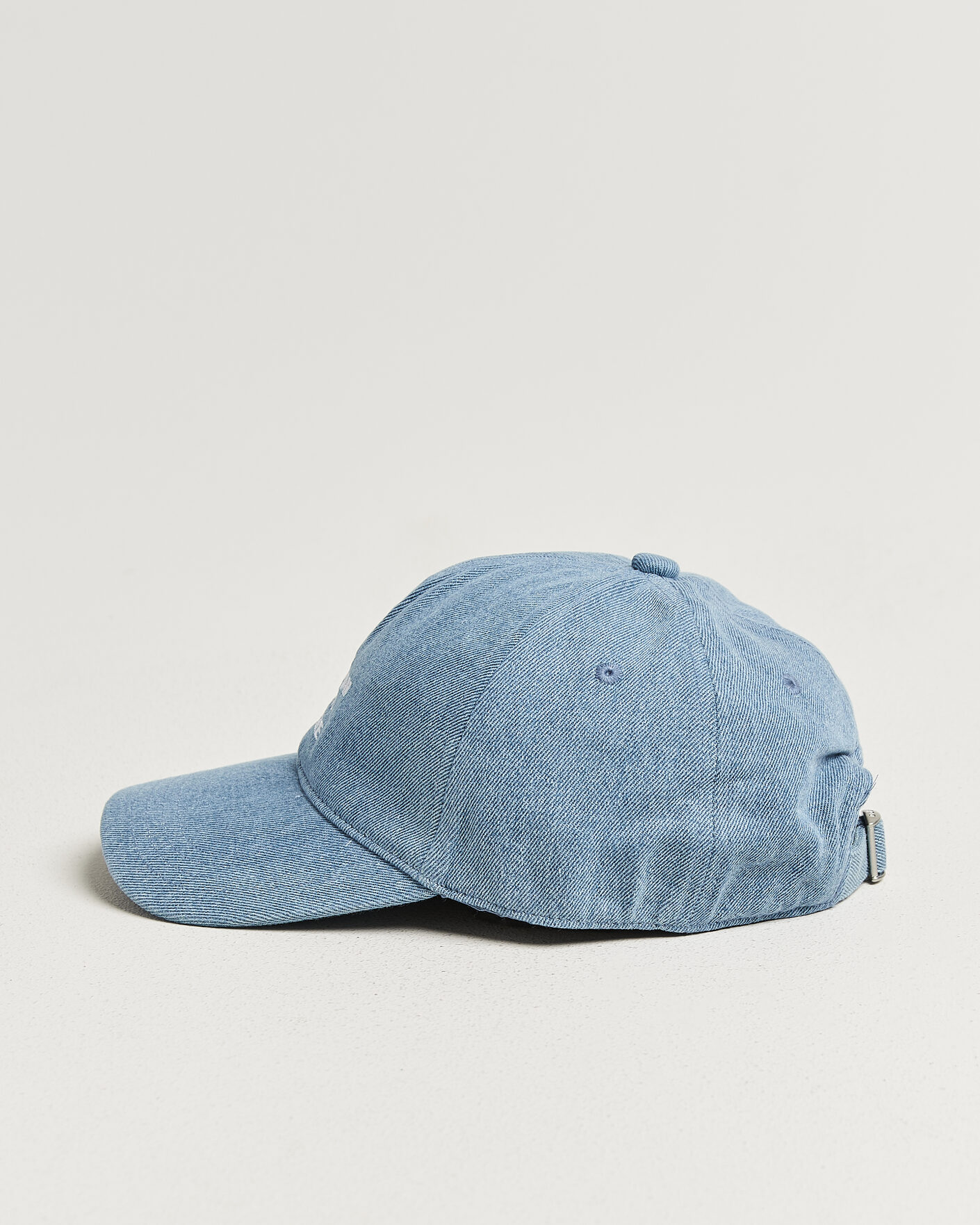 Homme | Bobs Et Casquettes | Drôle de Monsieur | Slogan Denim Baseball Cap Blue